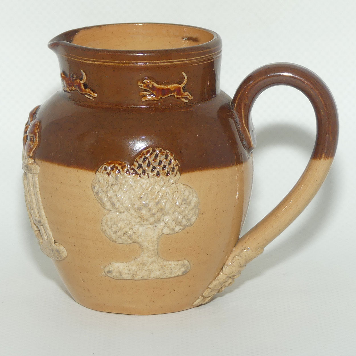 Doulton Lambeth | Royal Doulton Harvest Hunting small jug | 8cm tall