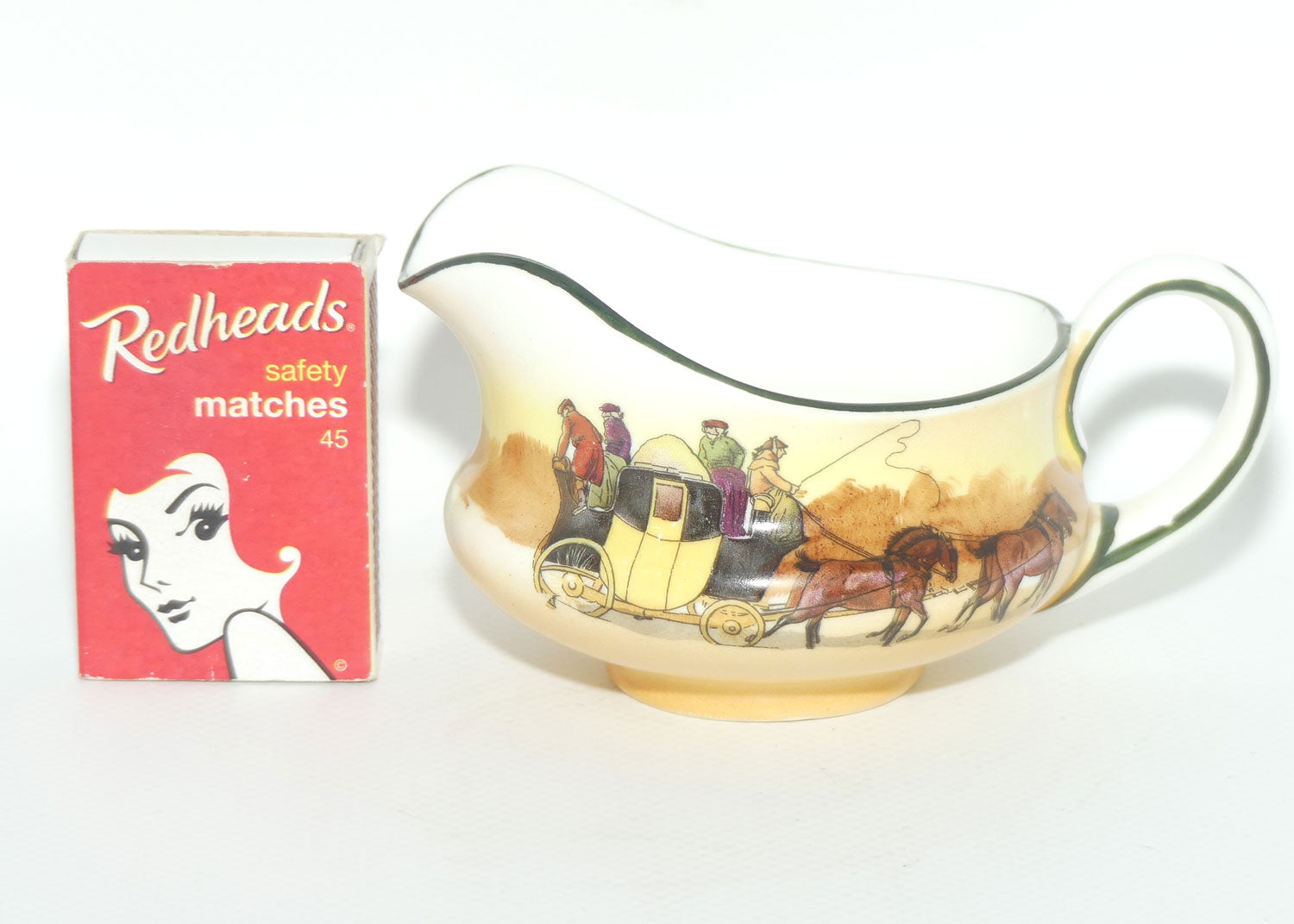 Royal Doulton Coaching Days Low shape milk jug E3804