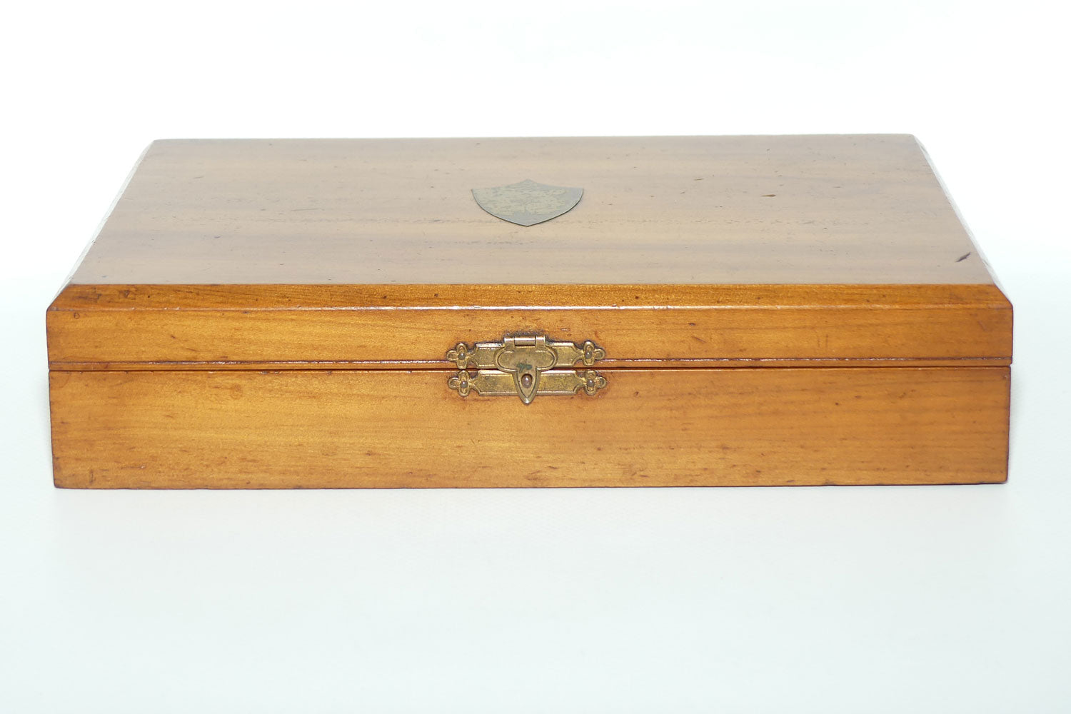 Small Satinwood Fruit Set cutlery box | no cutlery | perfect for repurposing