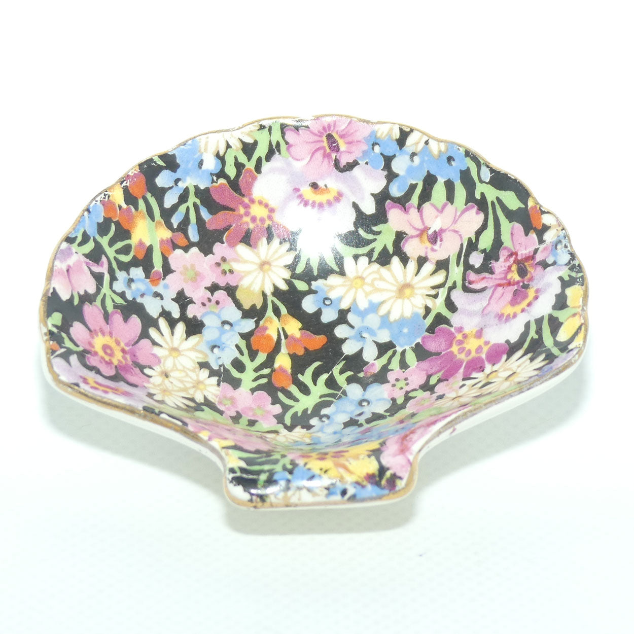 Royal Winton Balmoral Chintz shell shape miniature dish