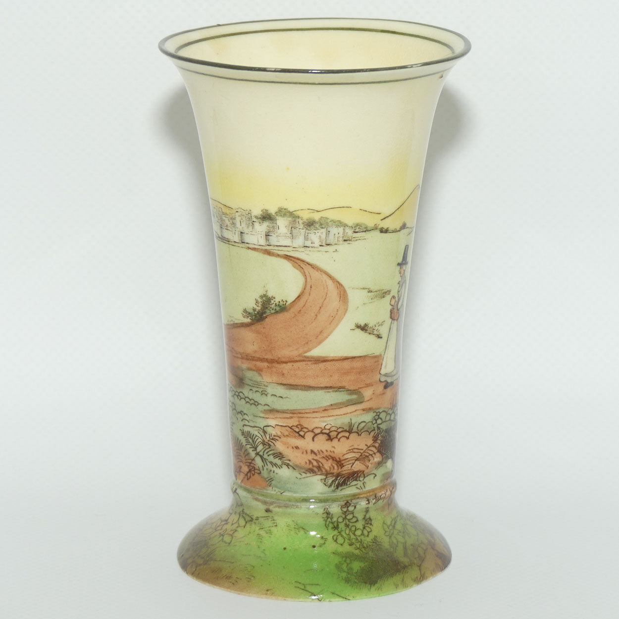 Royal Doulton Welsh trumpet vase E3784 | 13cm | Bone China body