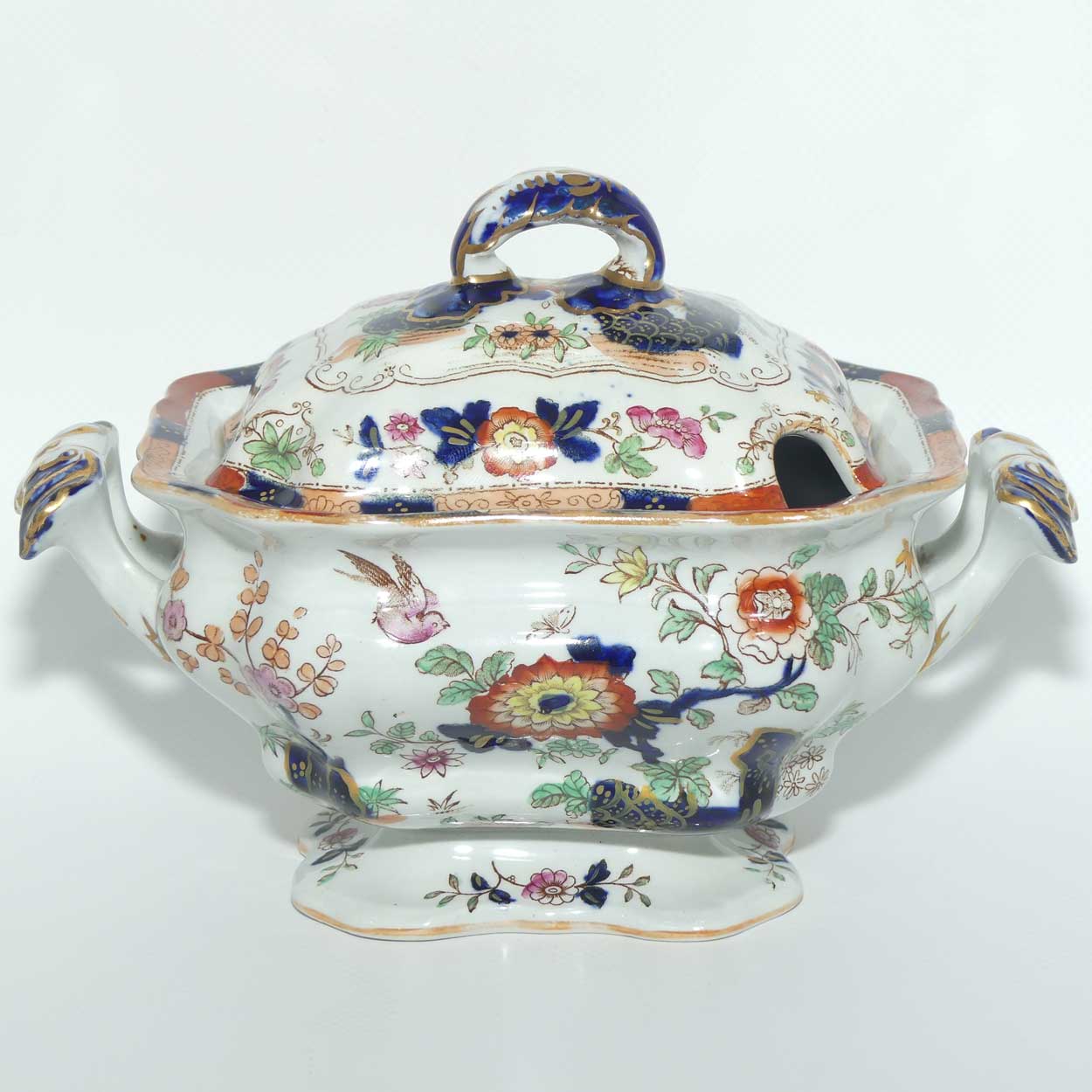 Masons Ironstone small gravy tureen and underplate A9176