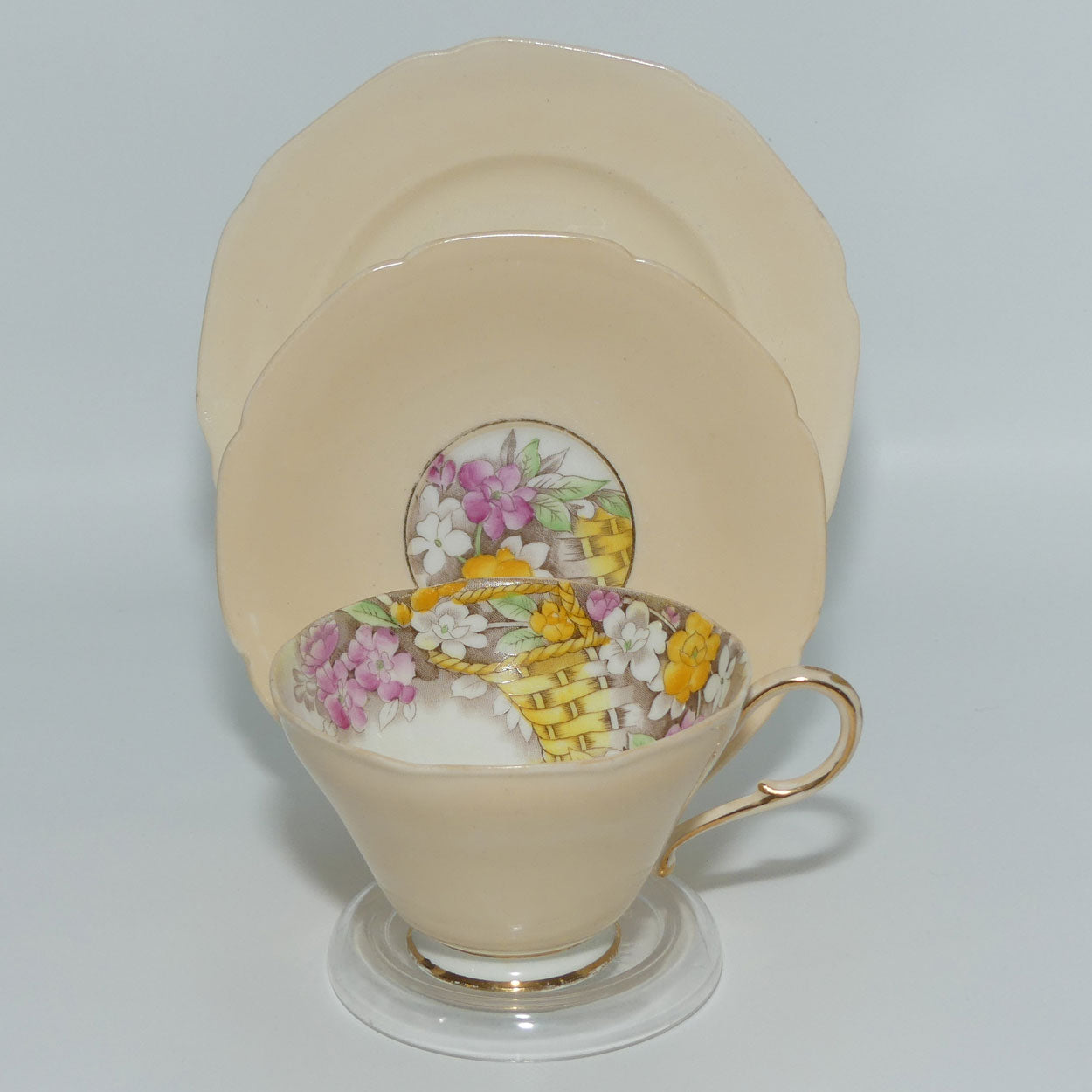 Paragon Bone China Smiling June trio