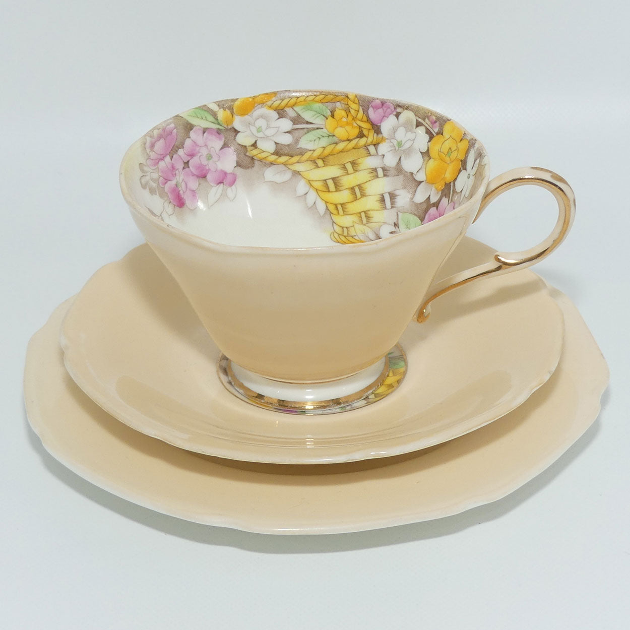 Paragon Bone China Smiling June trio
