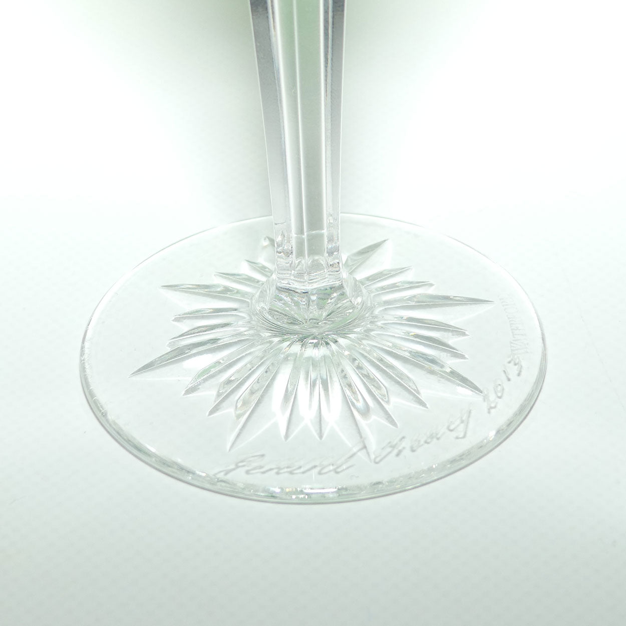 Waterford Snowflake Wishes Prestige Edition pair of toasting flutes | signed Gerard Treacy | Pair #2