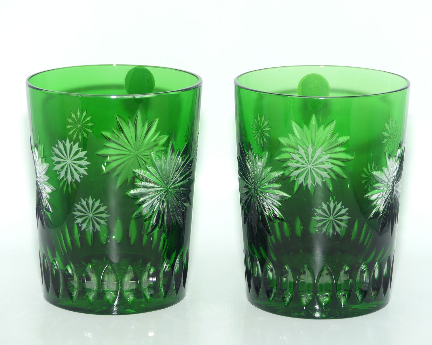 Waterford Snowflake Wishes Courage Prestige Edition | Pair of DOF Tumblers | Emerald Green | 300ml