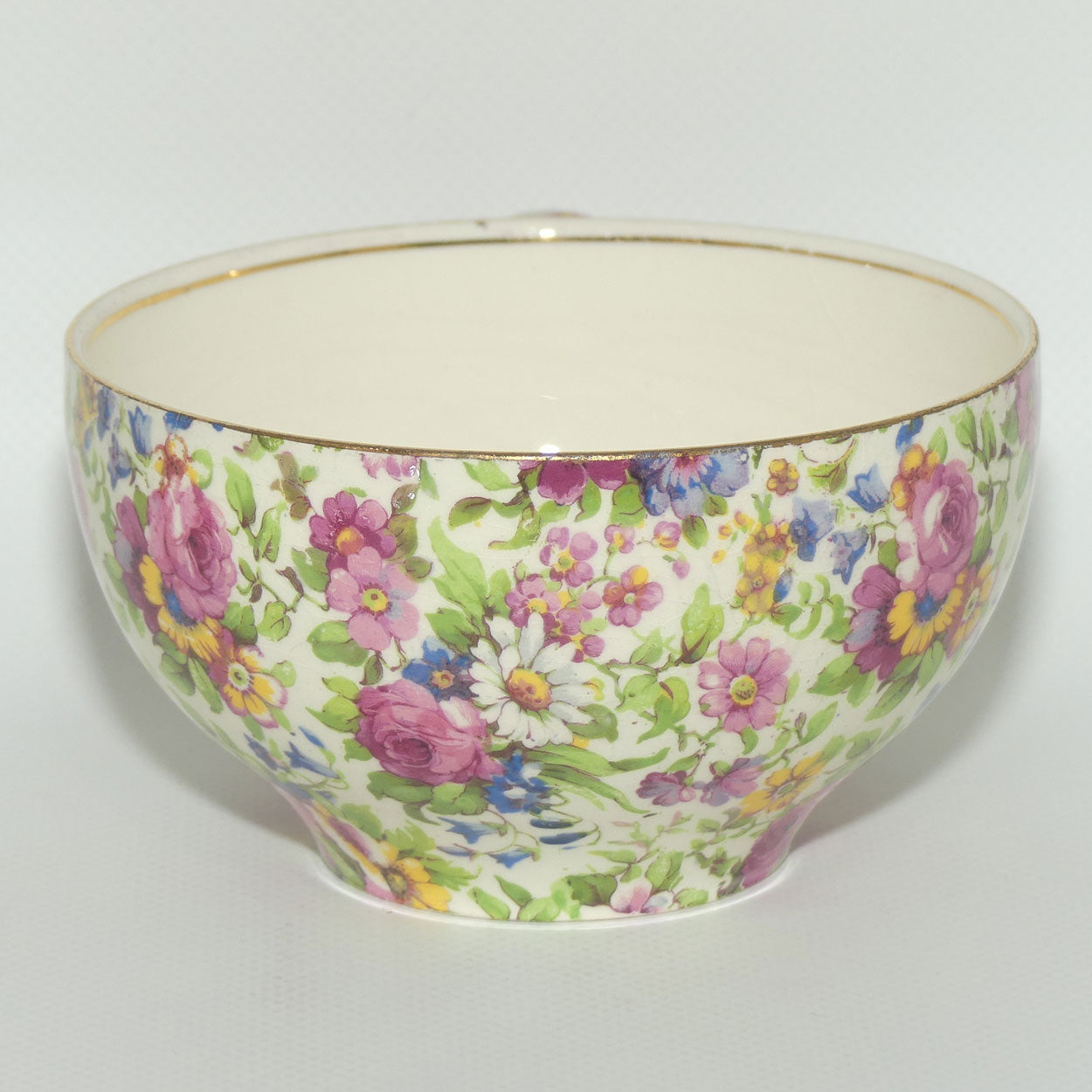 Royal Winton Summertime Chintz breakfast cup and saucer | Grandpa cup and saucer