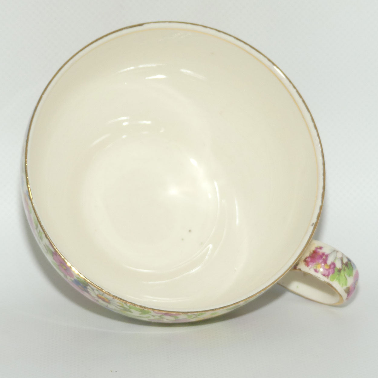 Royal Winton Summertime Chintz breakfast cup and saucer | Grandpa cup and saucer