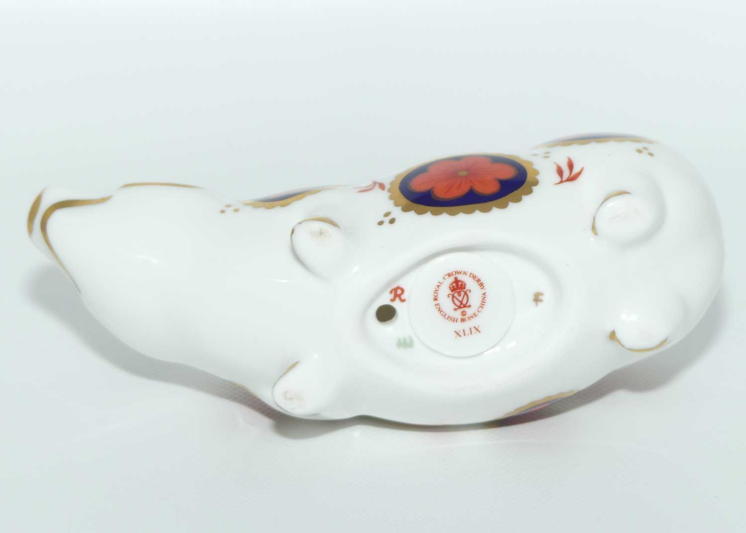 Royal Crown Derby paperweight | Pig | fixed stopper