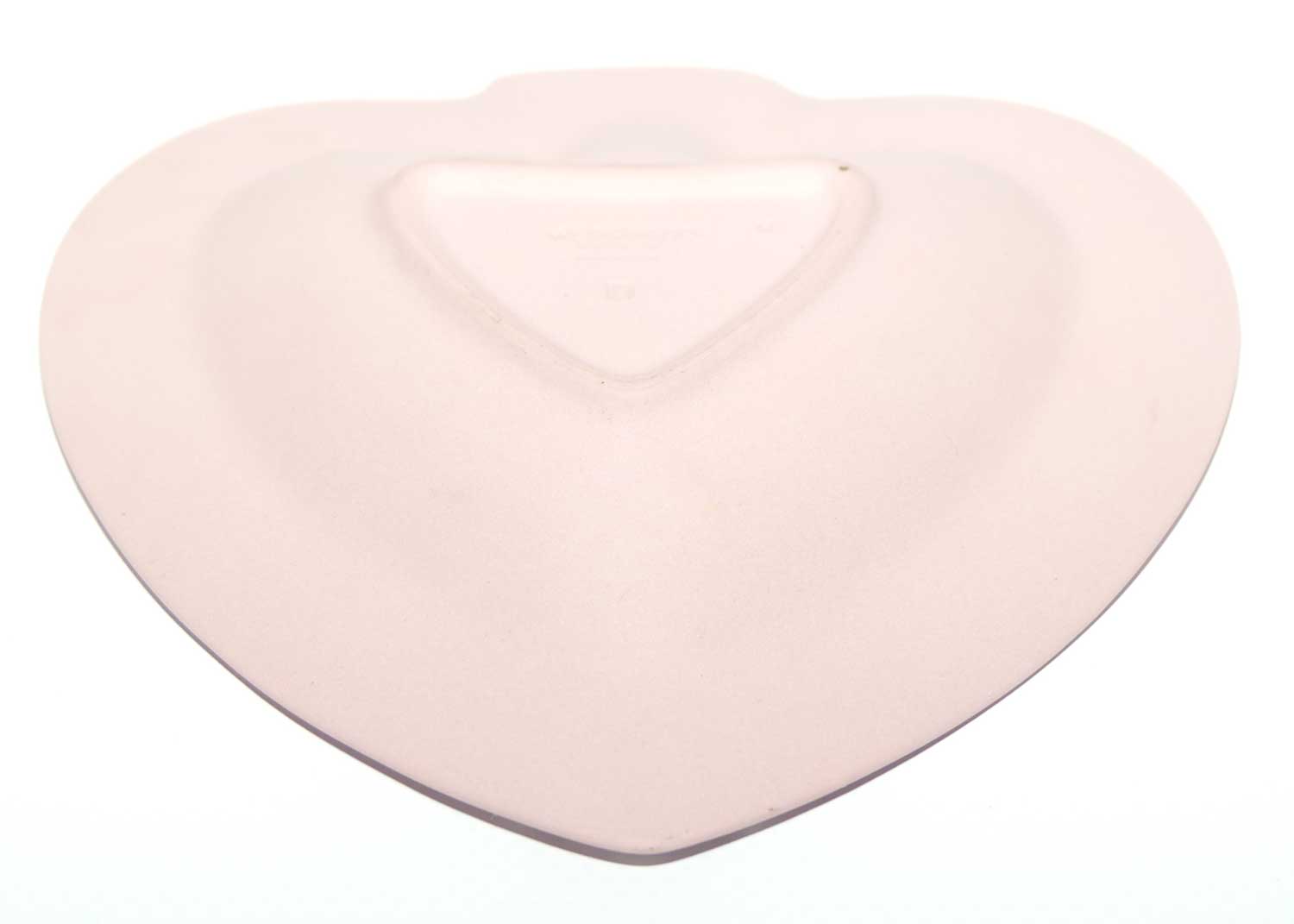 Wedgwood Jasper | White on Pink | Spade shape tray