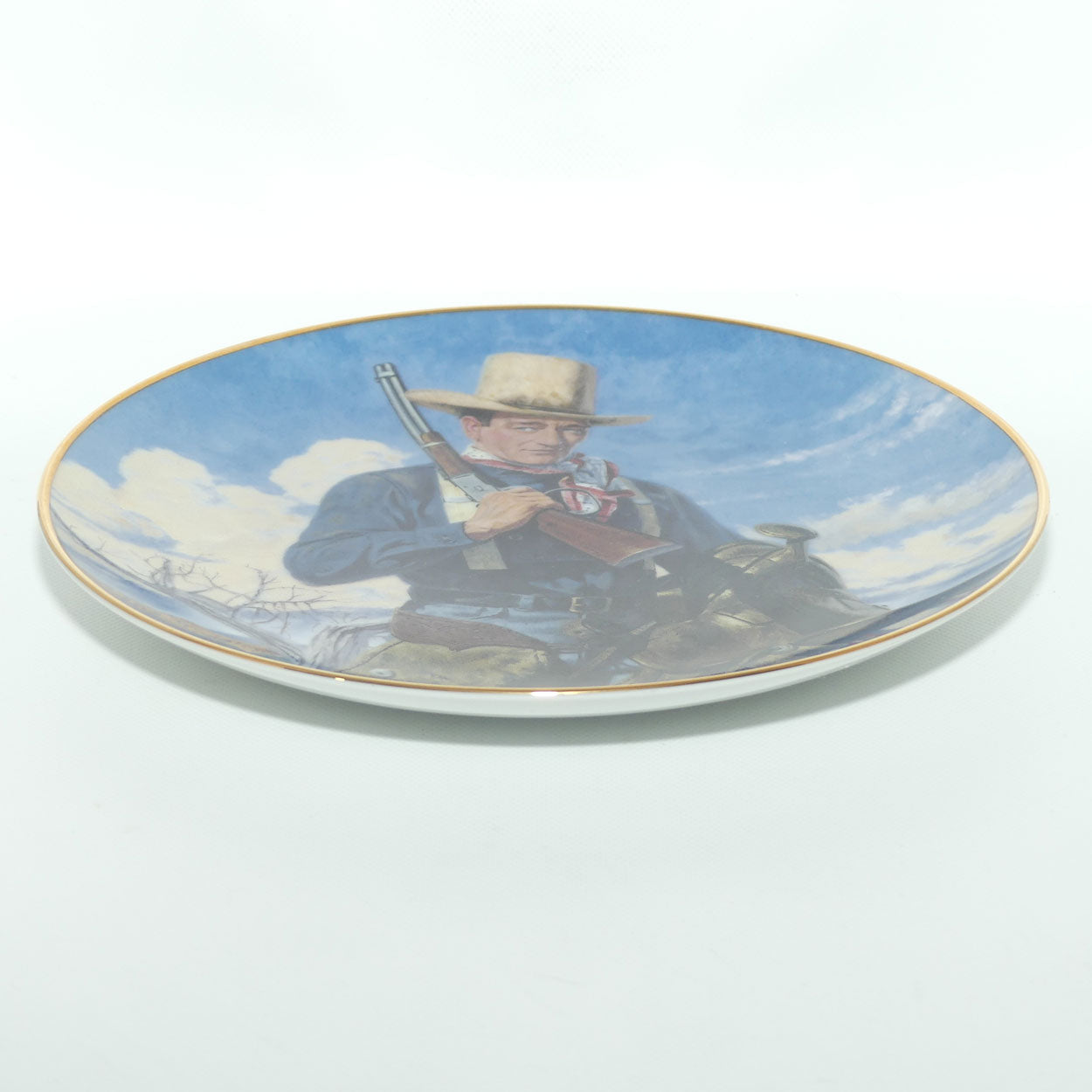Franklin Mint Heirloom plate | John Wayne | Spirit of the West