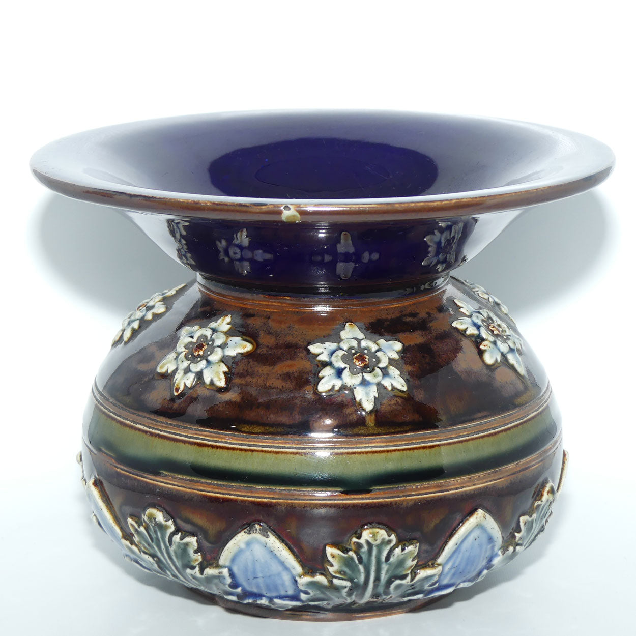 Doulton Lambeth Stoneware Spittoon or Cuspidor | Fern Pot | Exclusively for Ash & Sons