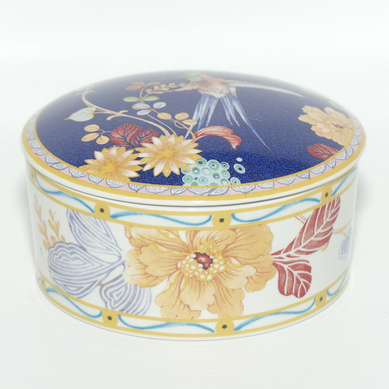 Spode Java pattern trinket box | boxed