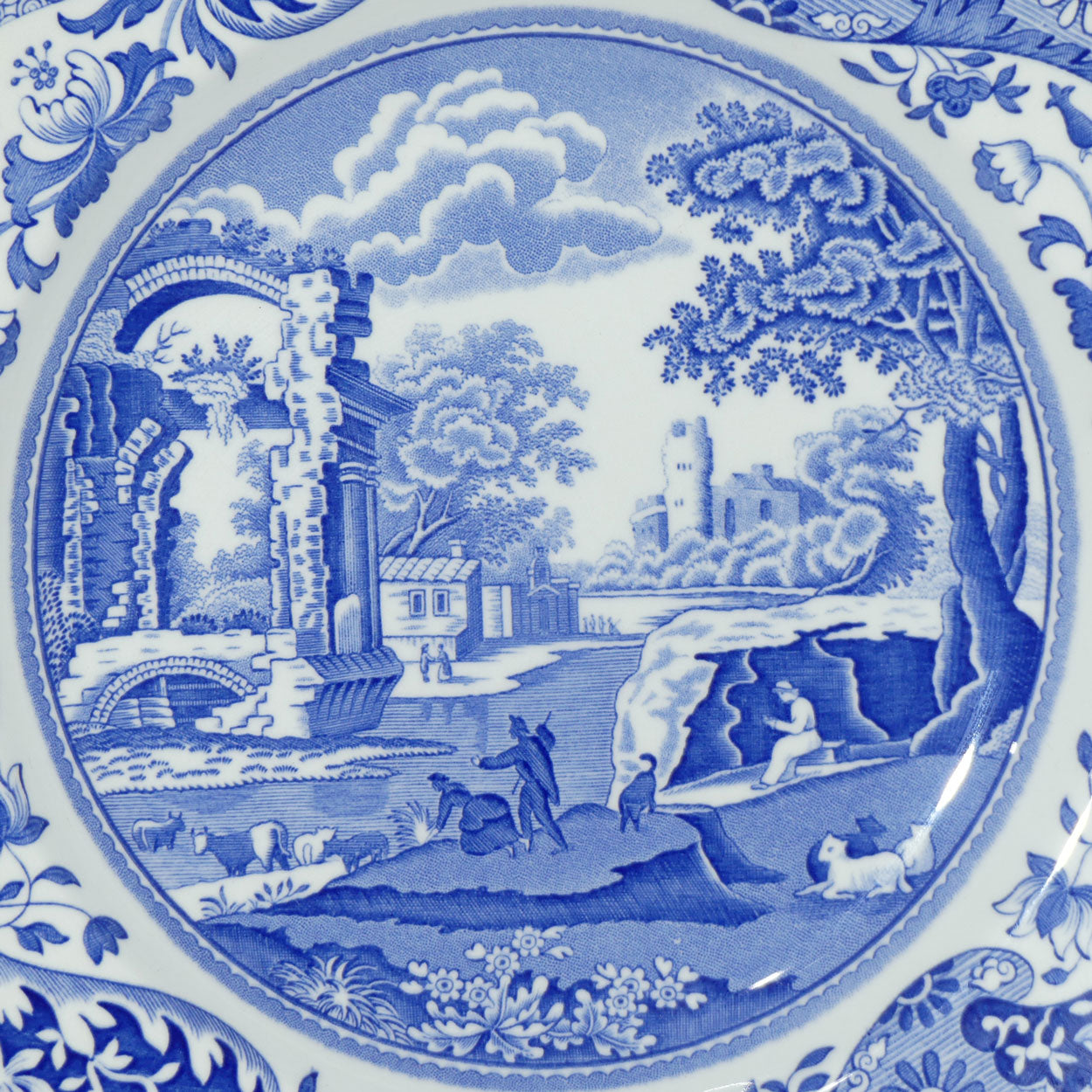 Spode Italian design plate | Blue and White | 23cm | #4