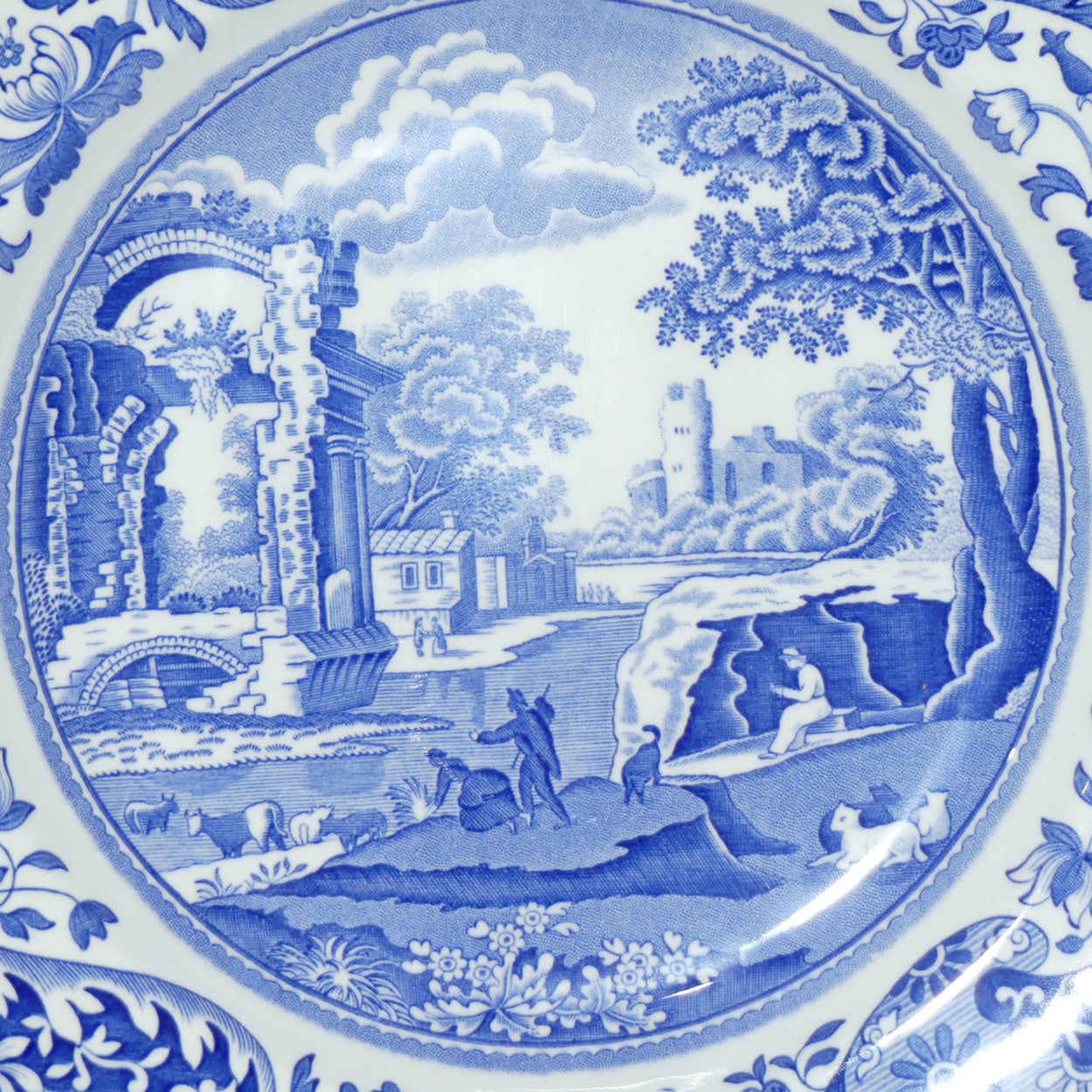 Spode Italian design plate | Blue and White | 23cm | #5