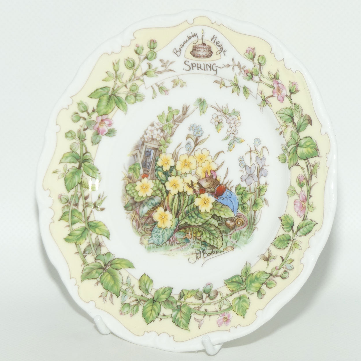 Royal Doulton Brambly Hedge Giftware | 15.5cm plate | Spring | boxed