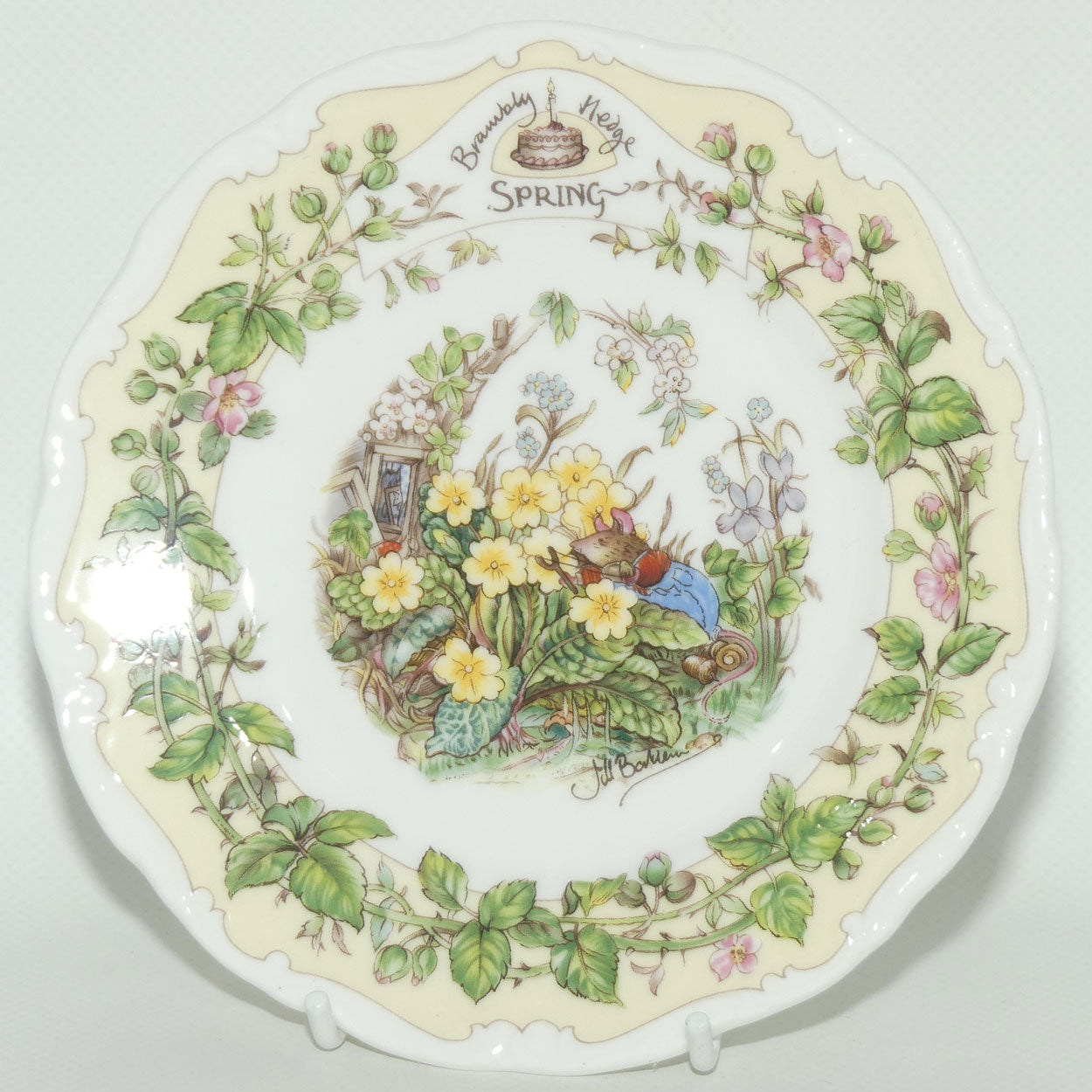 Royal Doulton Brambly Hedge Giftware | 15.5cm plate | Spring | boxed