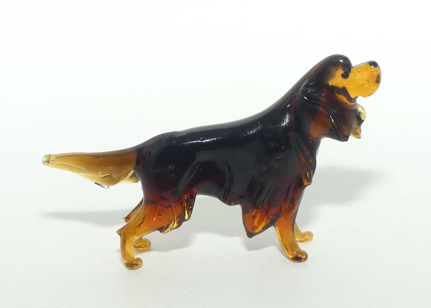 Fine quality Russian Lampwork Glass Springer Spaniel