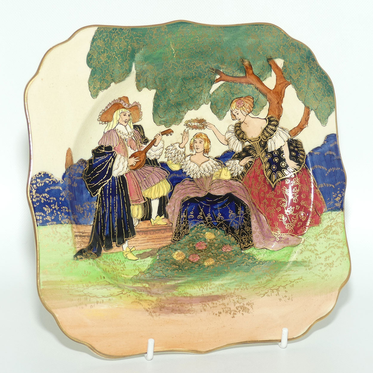 Royal Doulton Chivalry plate | Gilt Highlights