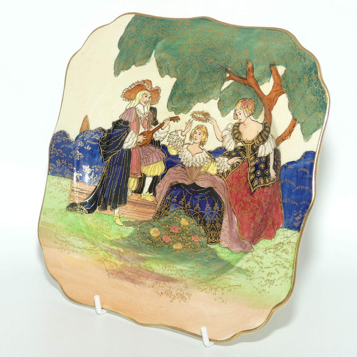 Royal Doulton Chivalry plate | Gilt Highlights