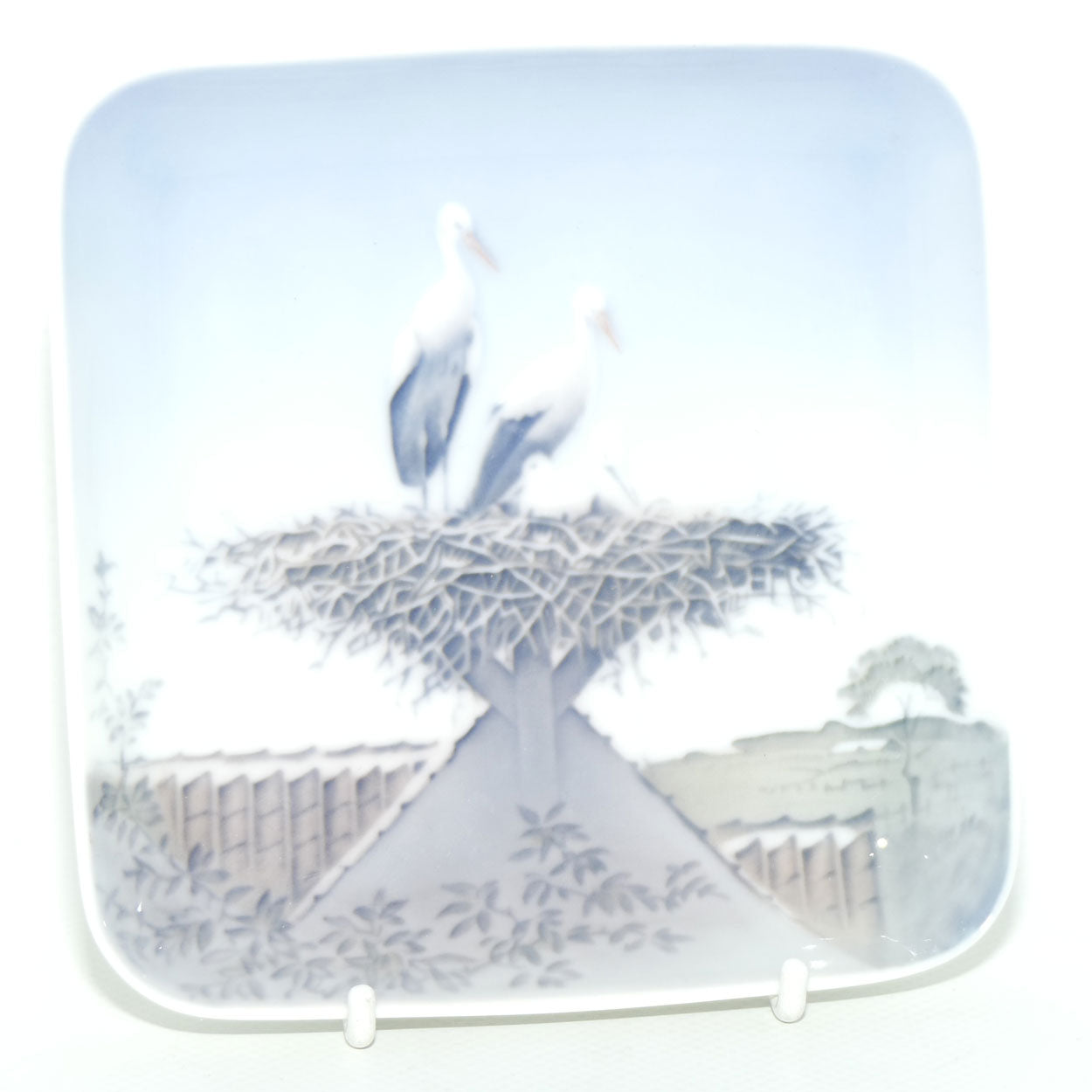 Bing and Grondahl Storkereden square tray