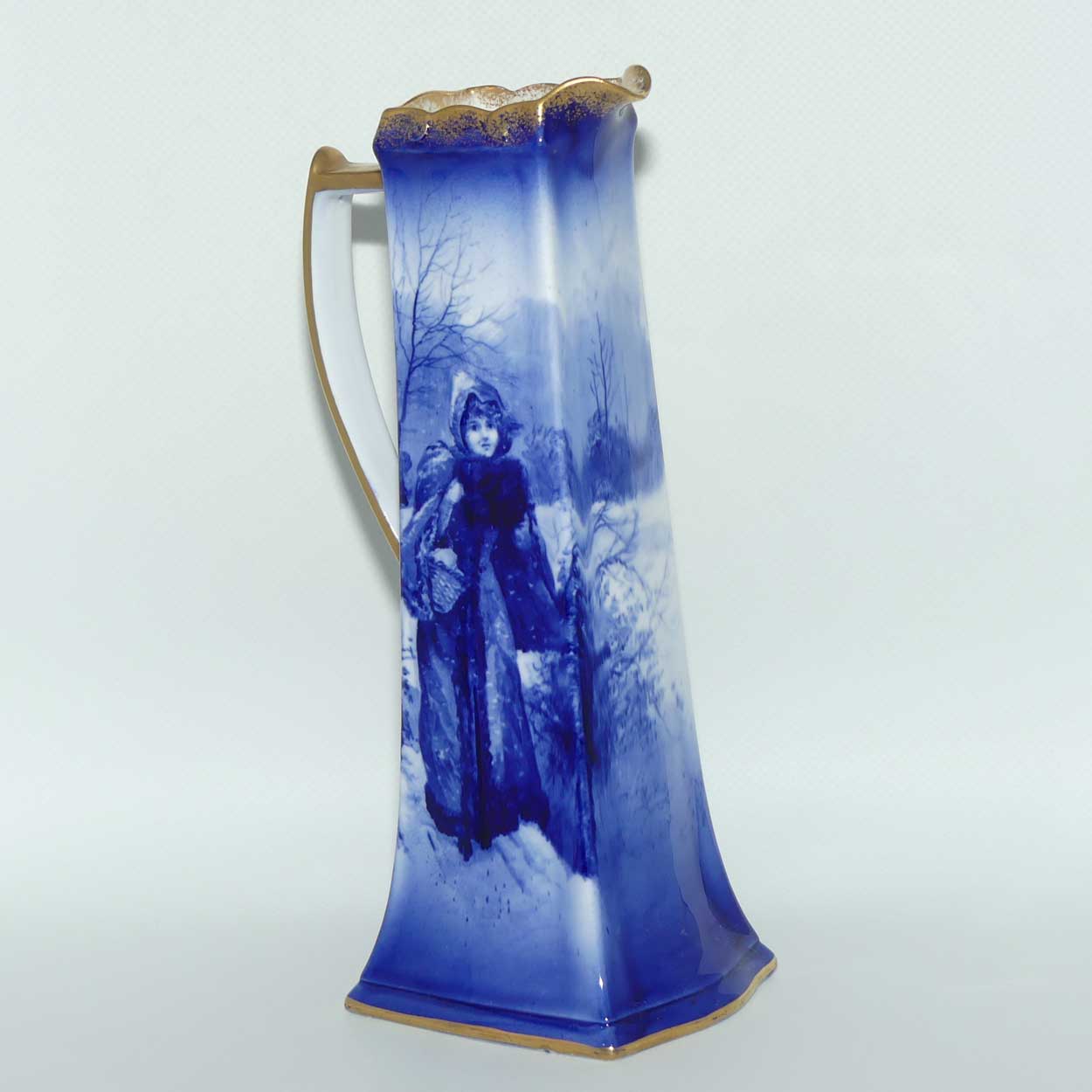 Royal Doulton Blue Children square shape jug | Scene 9 | #1