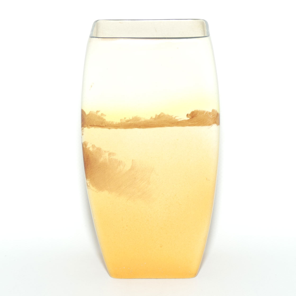 Royal Doulton Coaching Days square vase D2716