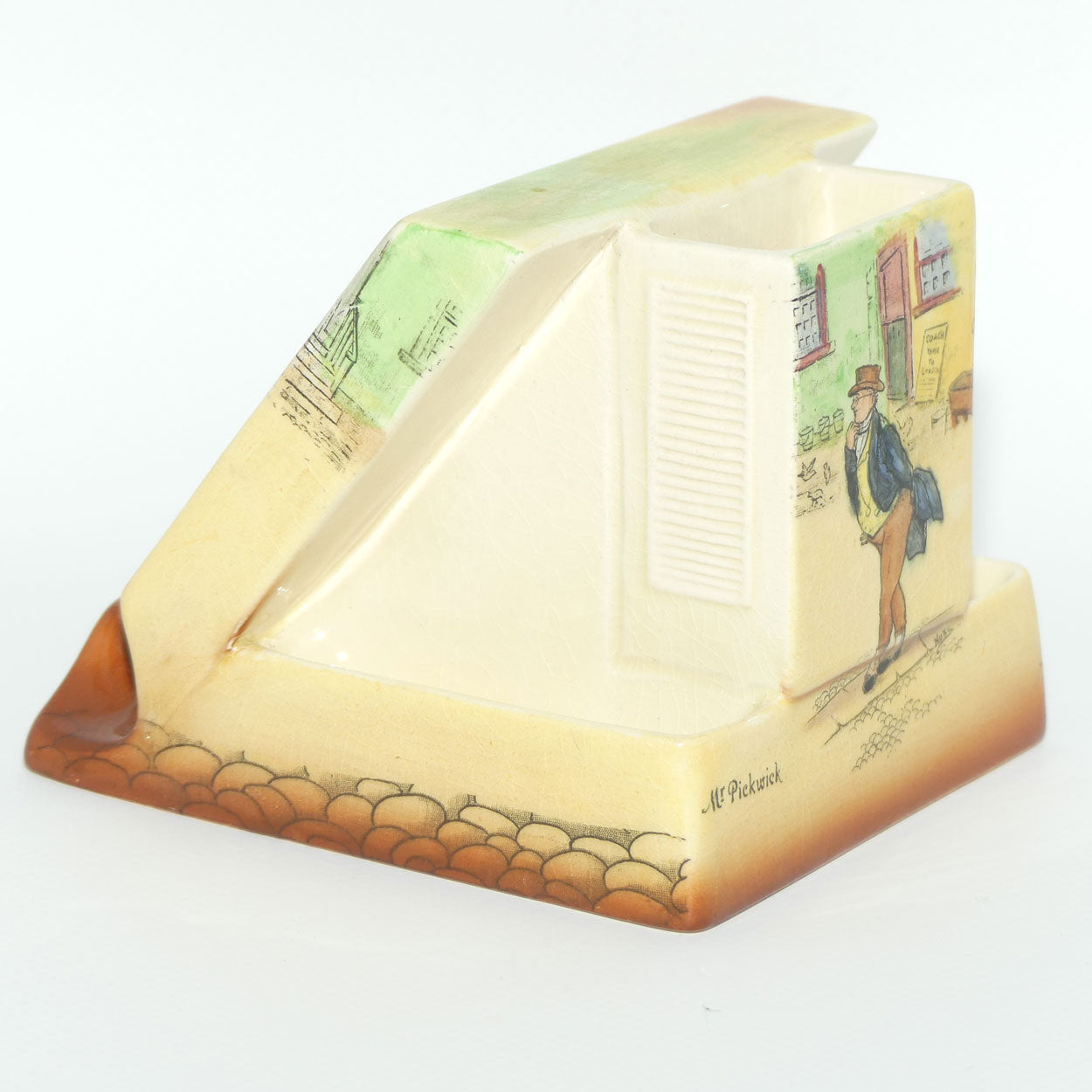Royal Doulton Dickens Mr Squeers & Mr Pickwick cigarette dispenser D5175 (#1)