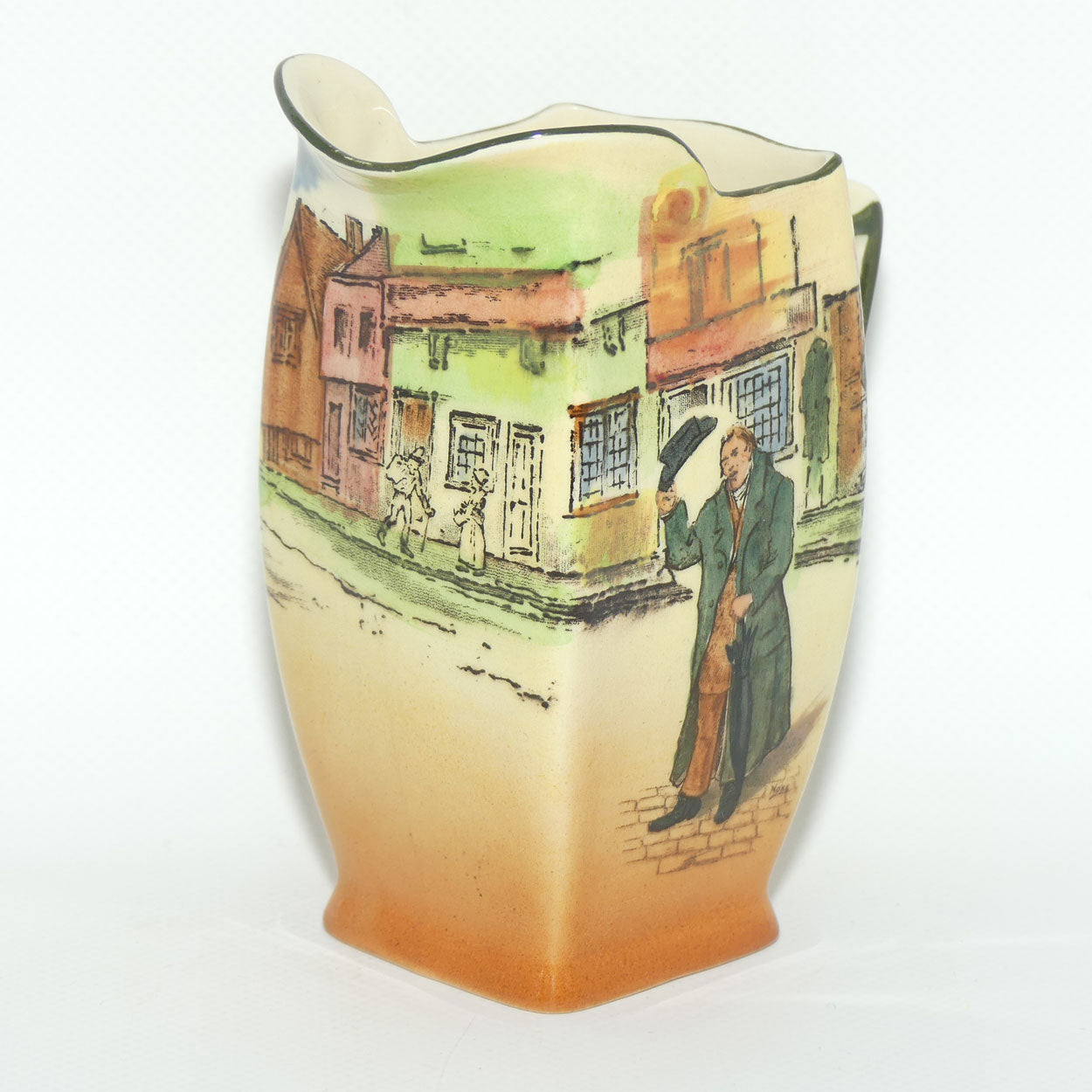 Royal Doulton Dickens Mr Squeers Friar shape jug D5175
