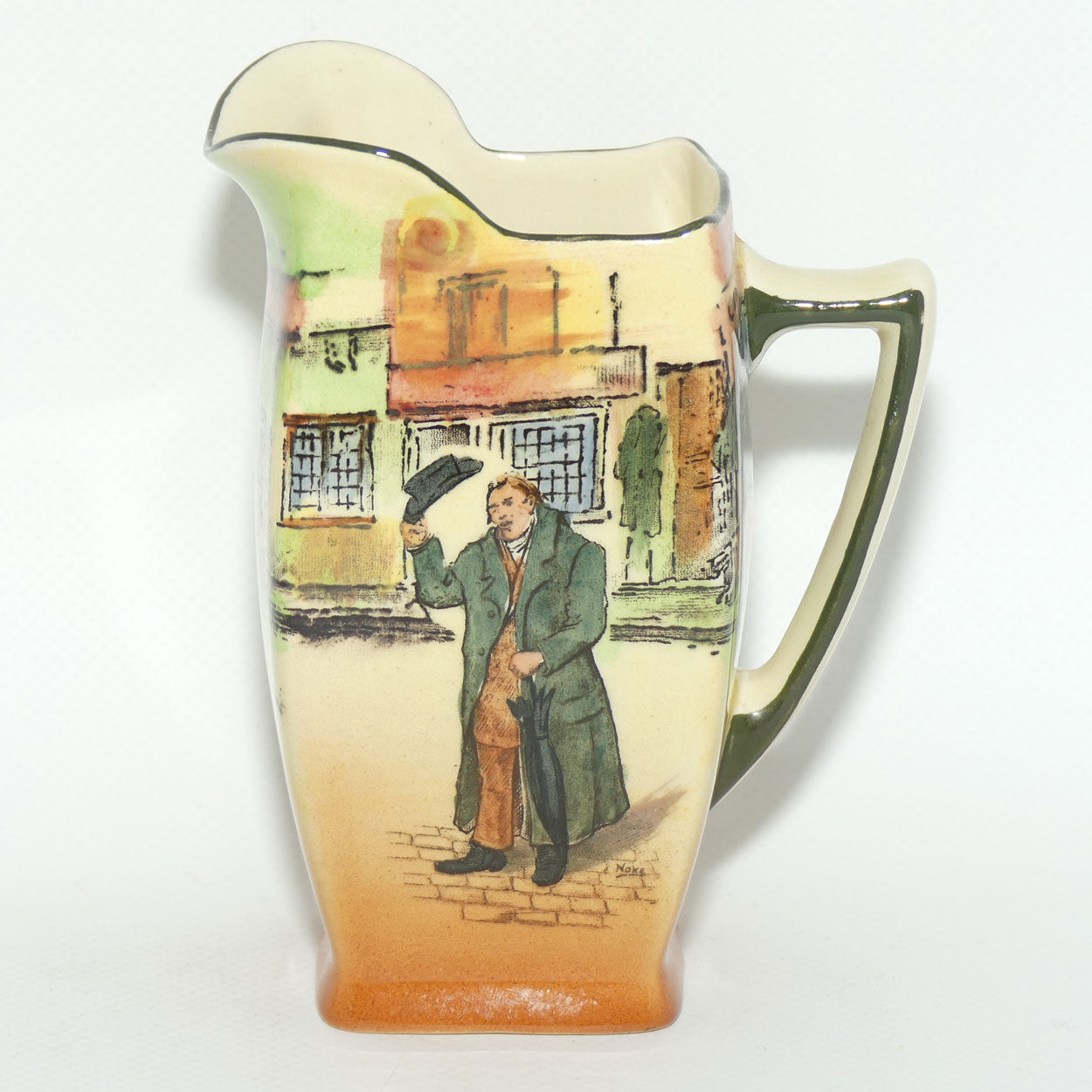 Royal Doulton Dickens Mr Squeers Friar shape jug D5175