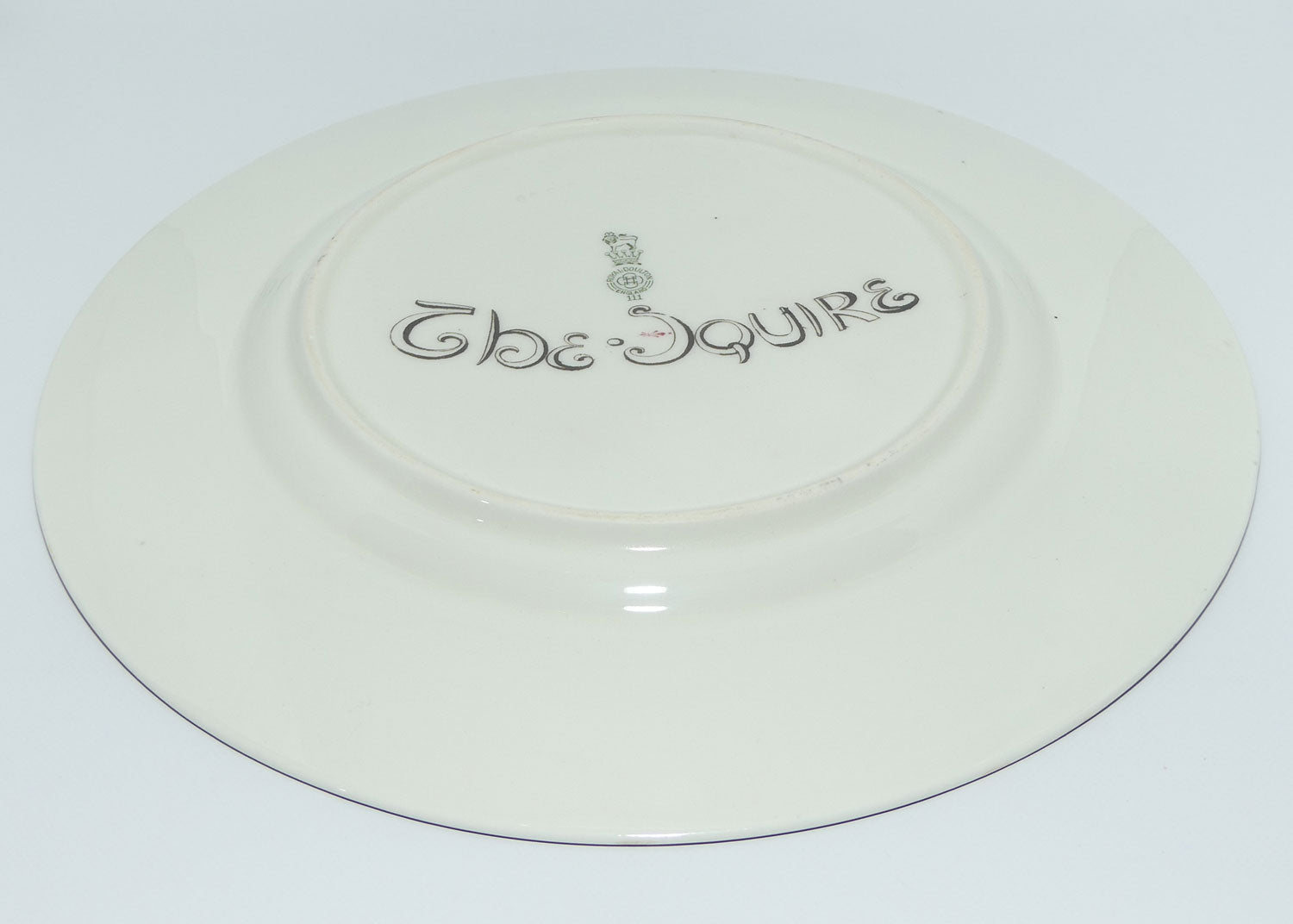 Royal Doulton Professionals The Squire rack plate | Bone China | early Loop border