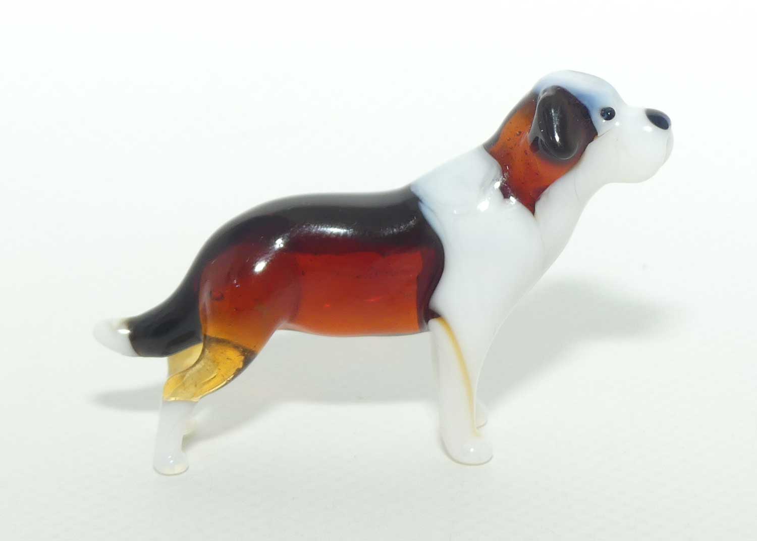 Fine quality Russian Lampwork Glass St Bernard