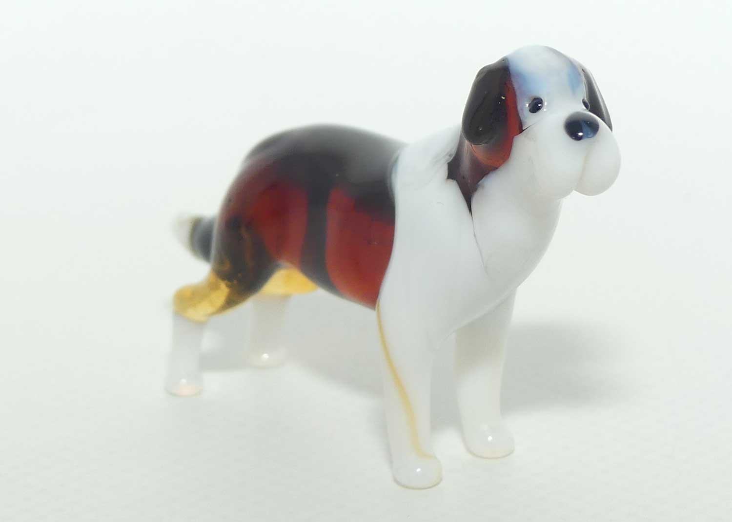 Fine quality Russian Lampwork Glass St Bernard