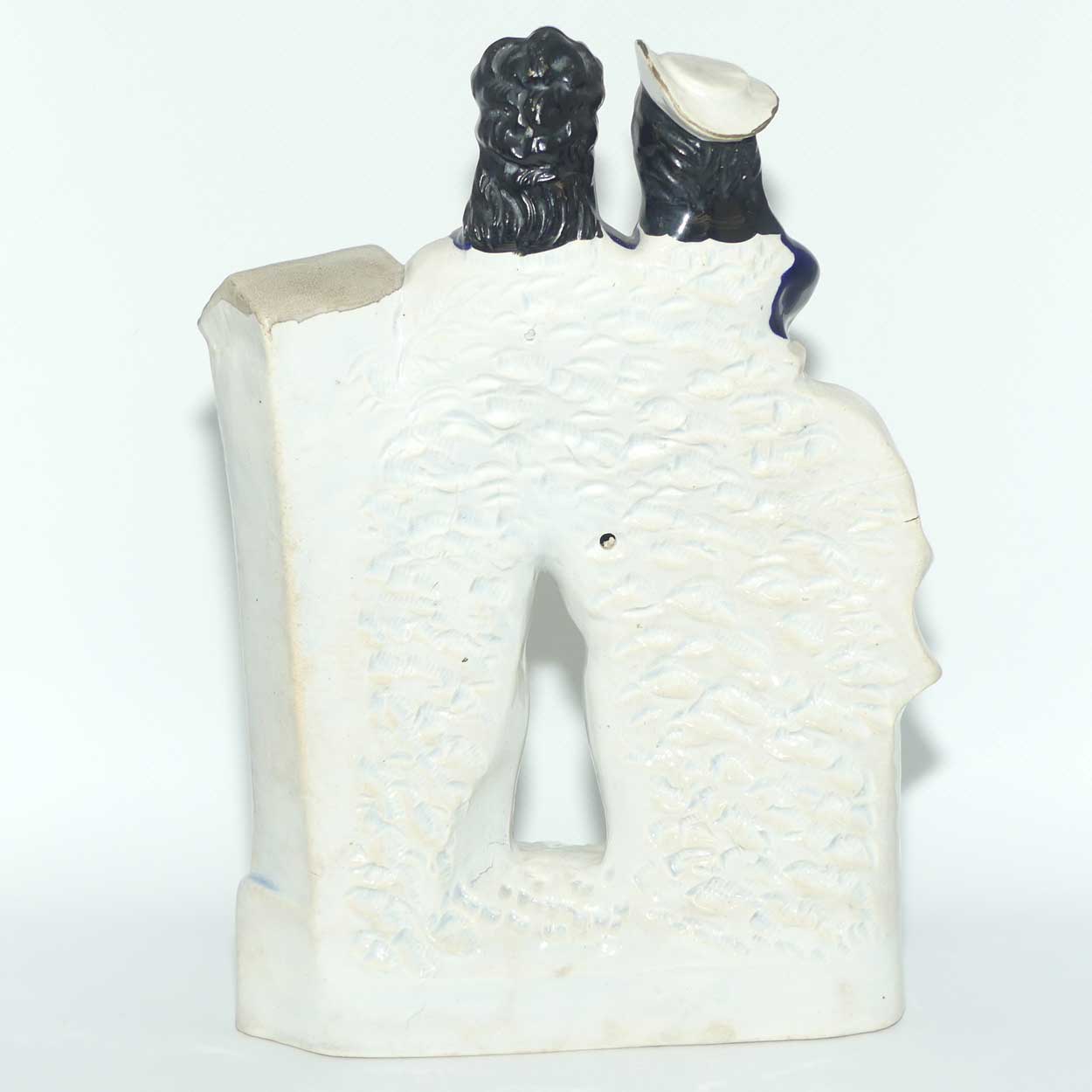 Antique Staffordshire Pottery Jack and Jill figure