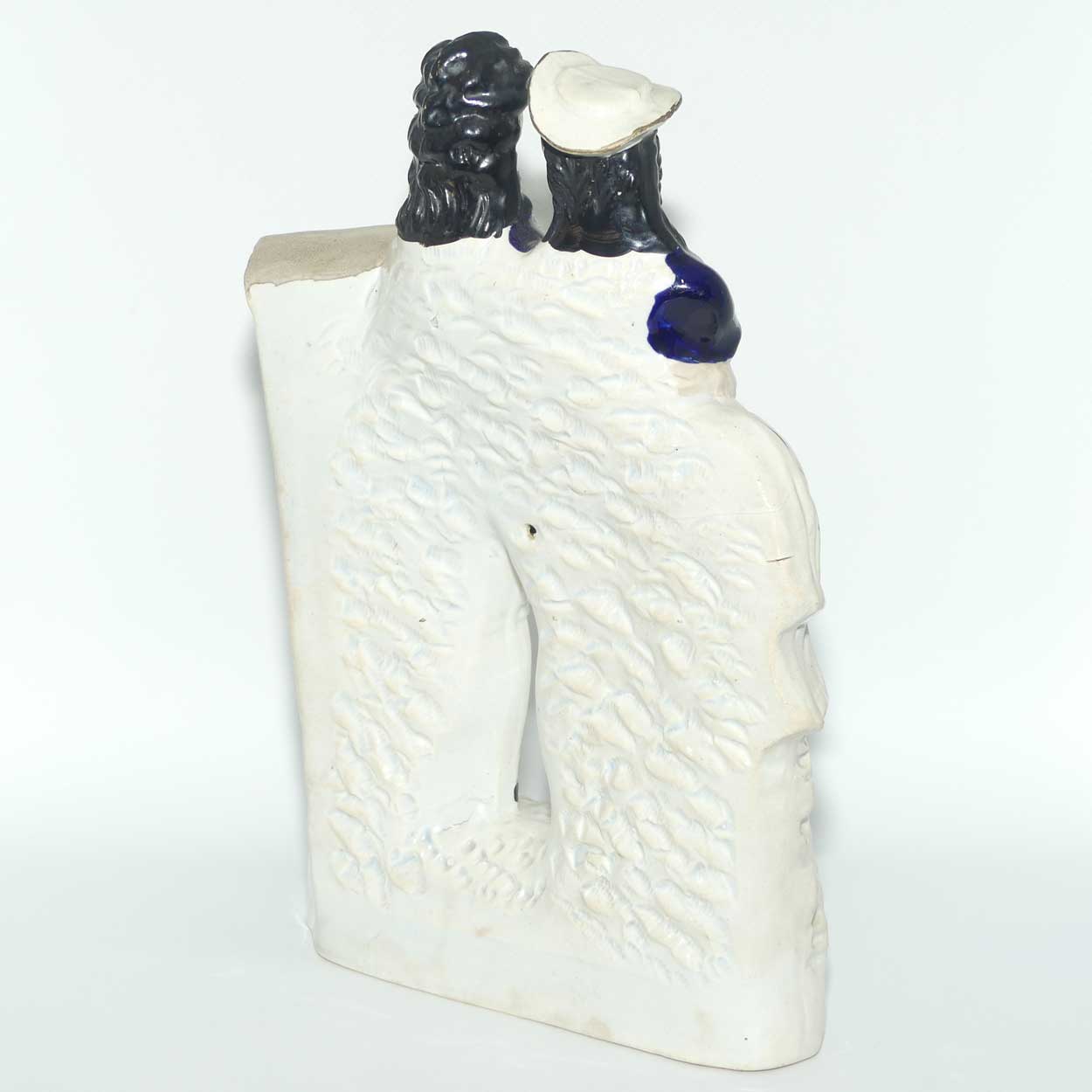 Antique Staffordshire Pottery Jack and Jill figure