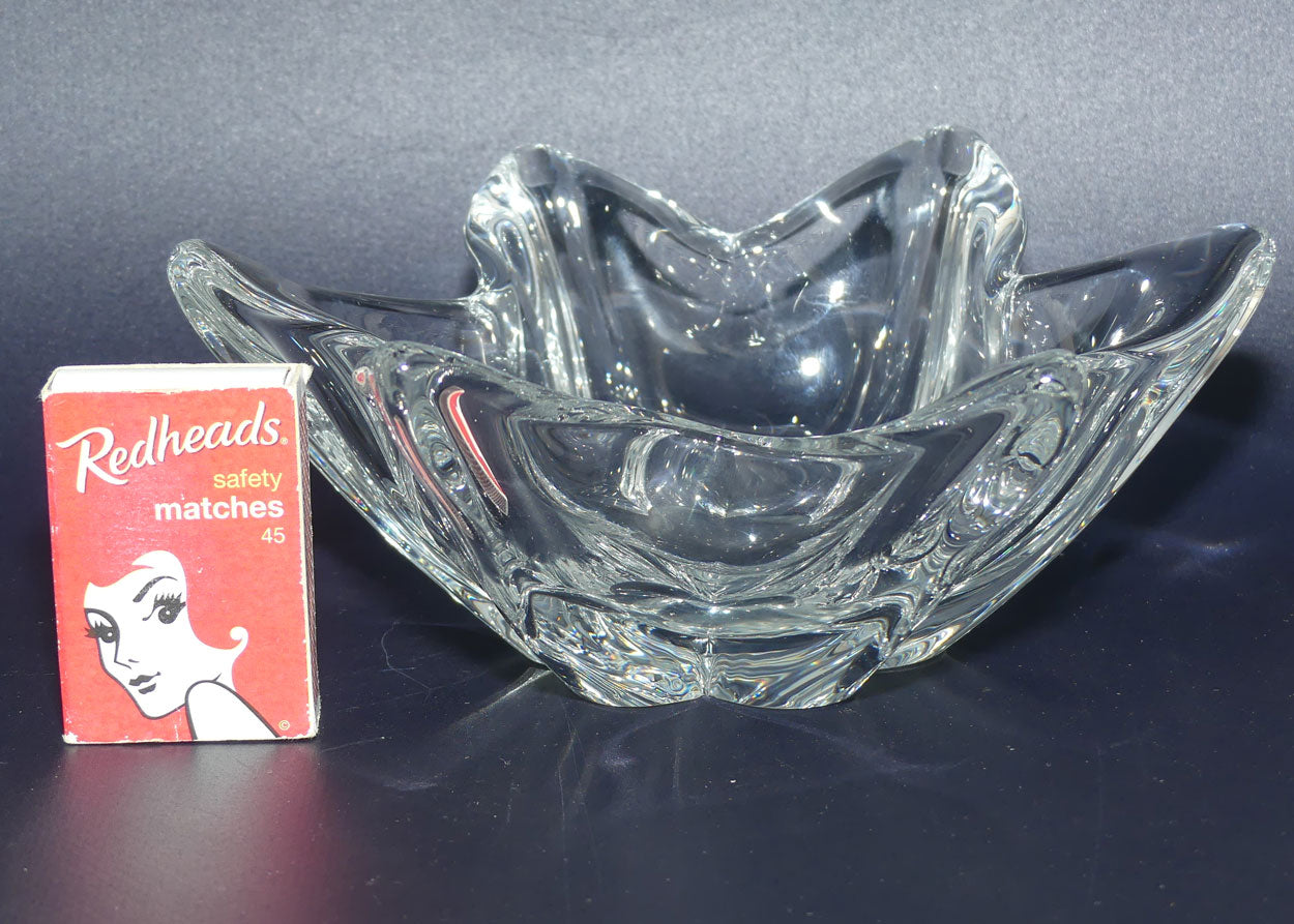 Daum France 6 point star shape bowl | 17cms diam