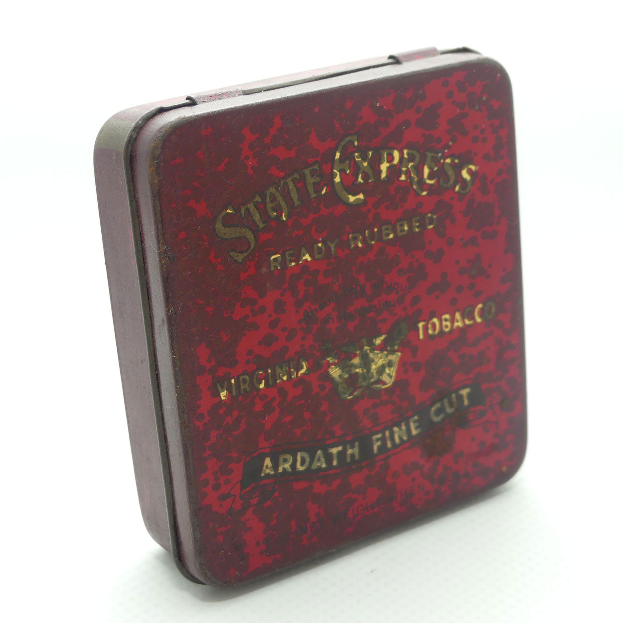 State Express Ready Rubbed Ardath Fine Cut square tobacco tin