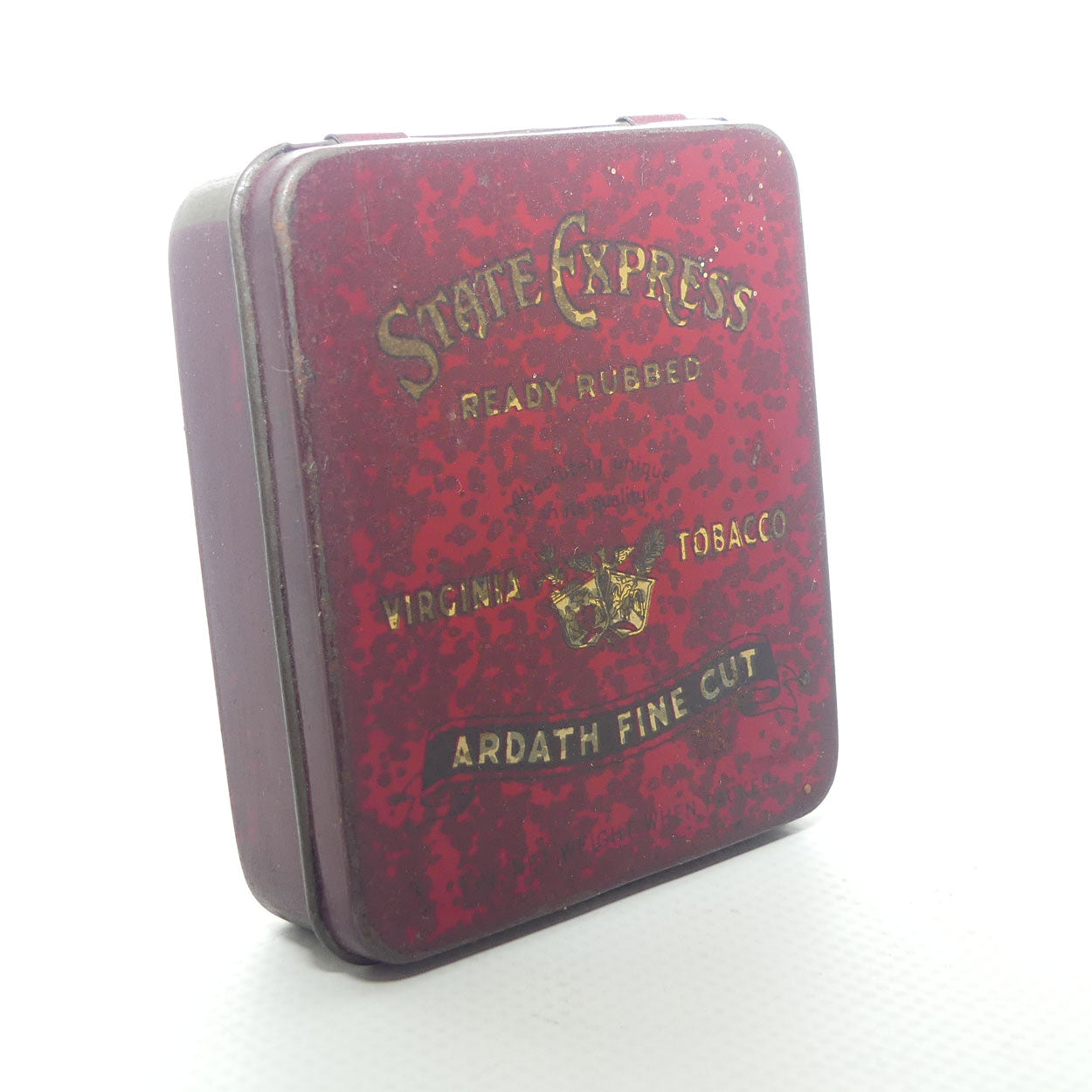 State Express Ready Rubbed Ardath Fine Cut square tobacco tin