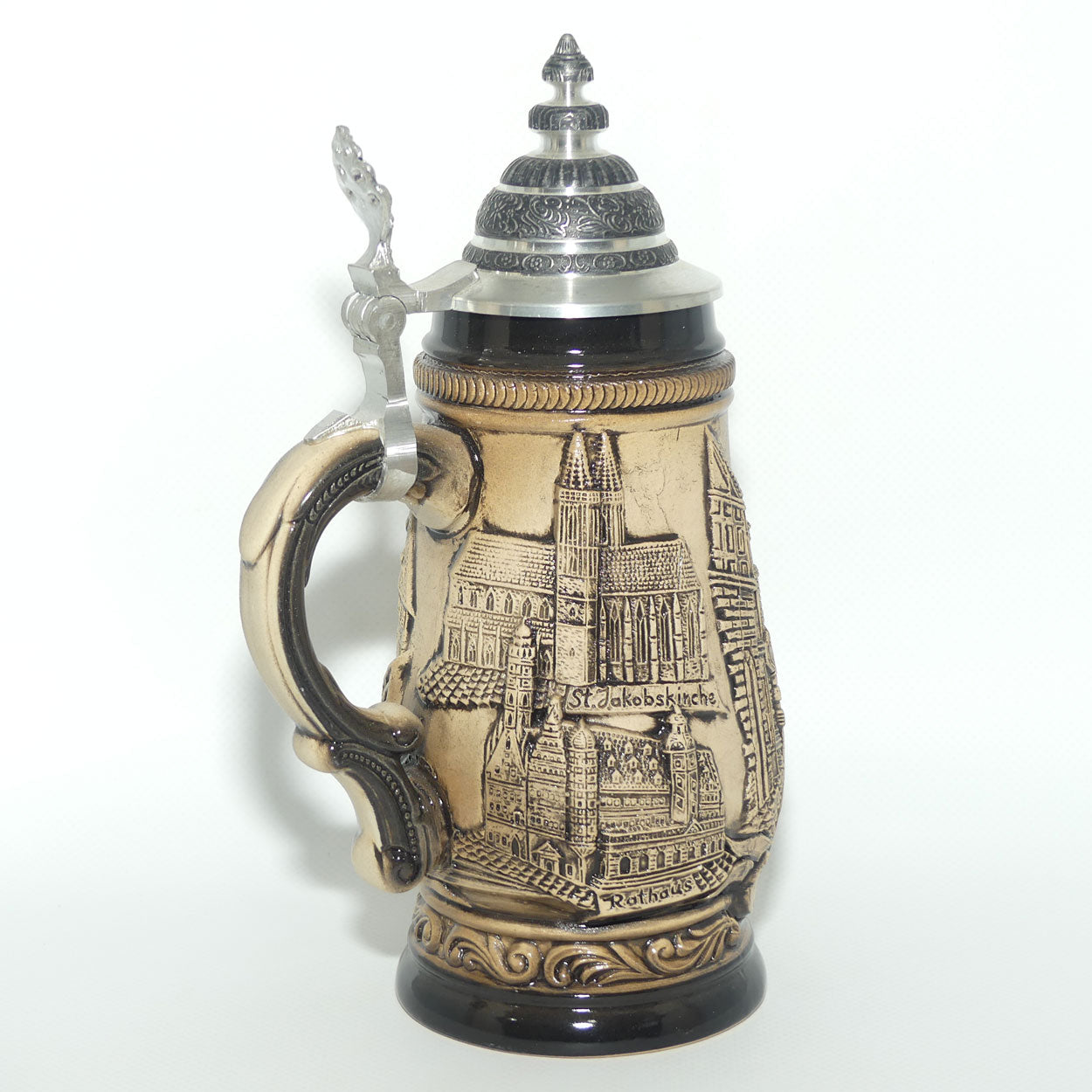 Kathe Wohlfahrt Zoller and Born Stein | Panorama Rothenburg | Limited Edition with Cert | 22cm tall