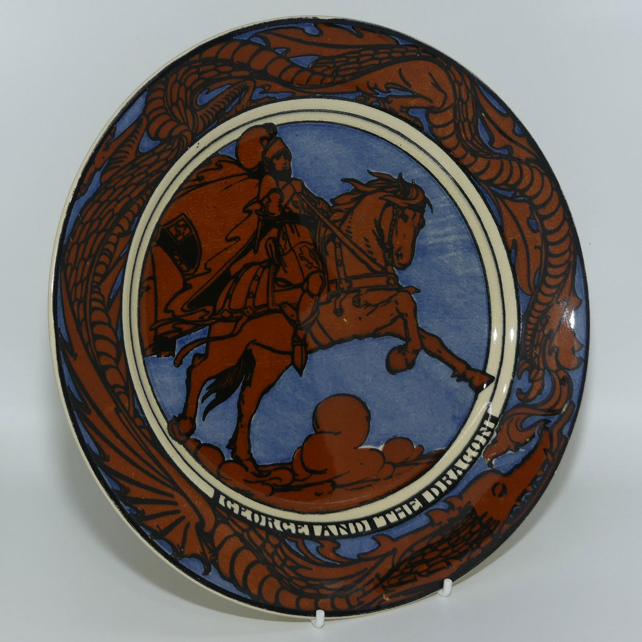 Royal Doulton seriesware St George and the Dragon plate