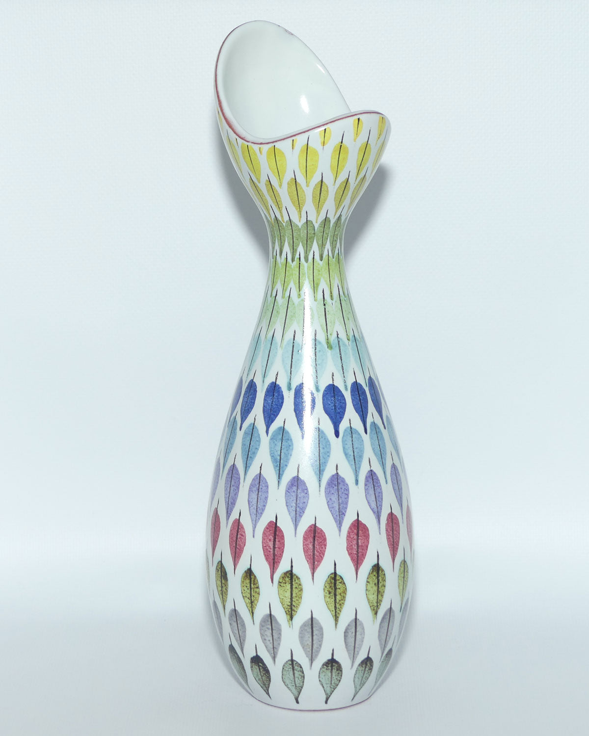 Spektralöv Faience vase by Stig Lindberg for the Gustavsberg Studio Sweden