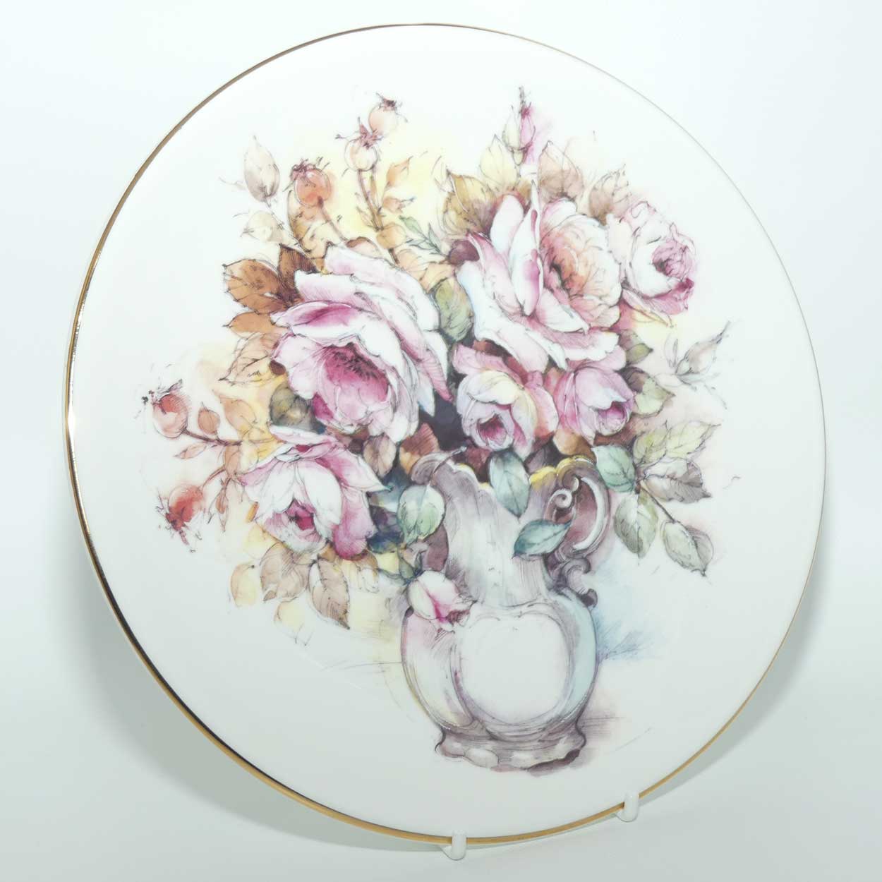 Duchess Bone China plate | Still Life scene | Jug with Flowers