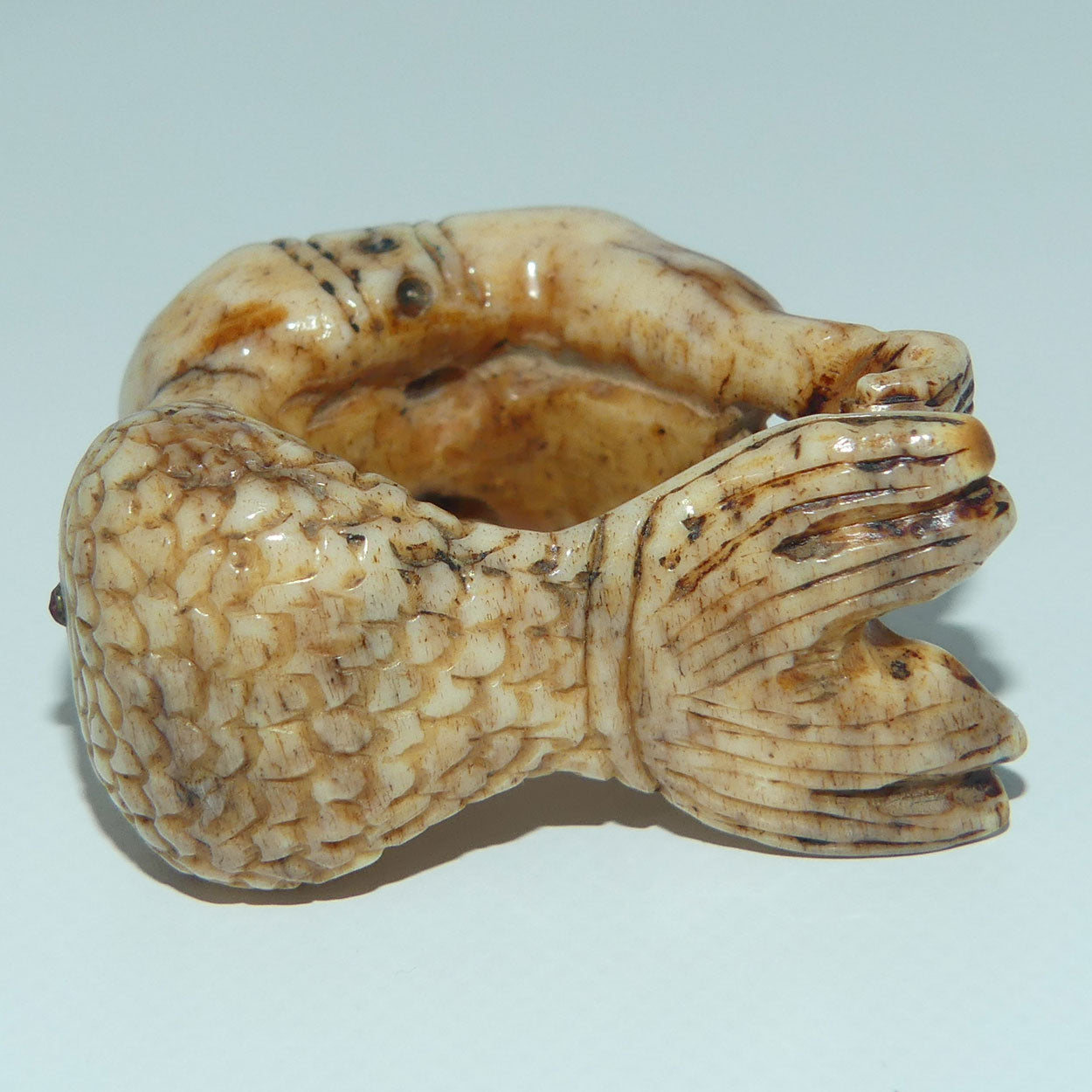 Vintage Stone Mermaid Sailors Scarf | Neckerchief Ring