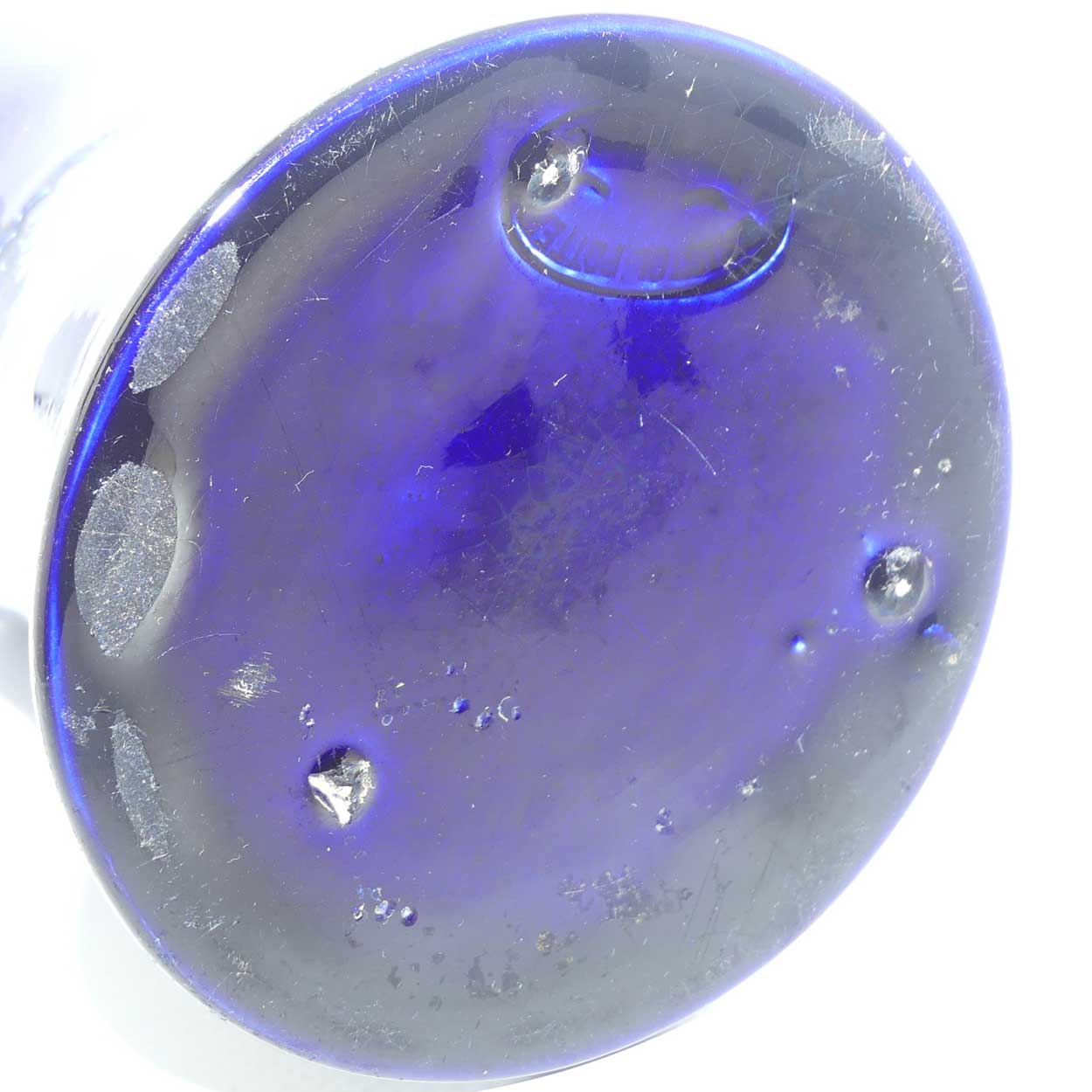 Australian Pottery | Charles A Stone Bristol Pottery | Stones blue waisted vase