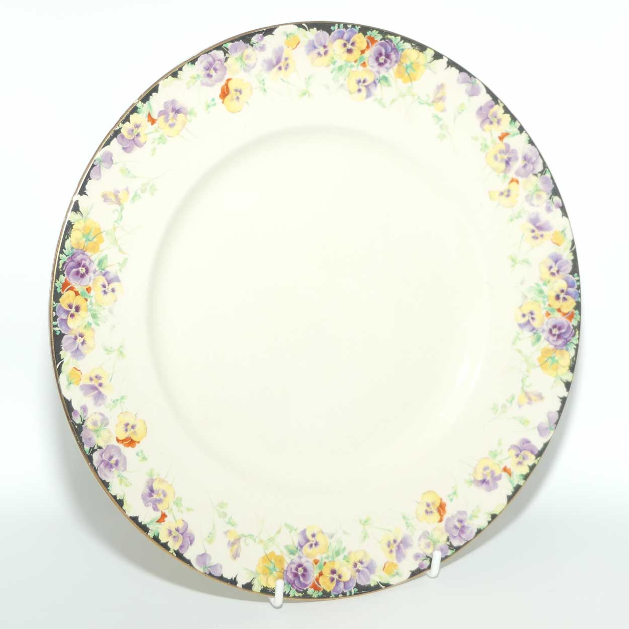 Royal Doulton Wild Pansy lettuce strainer and underplate | Large | D5806