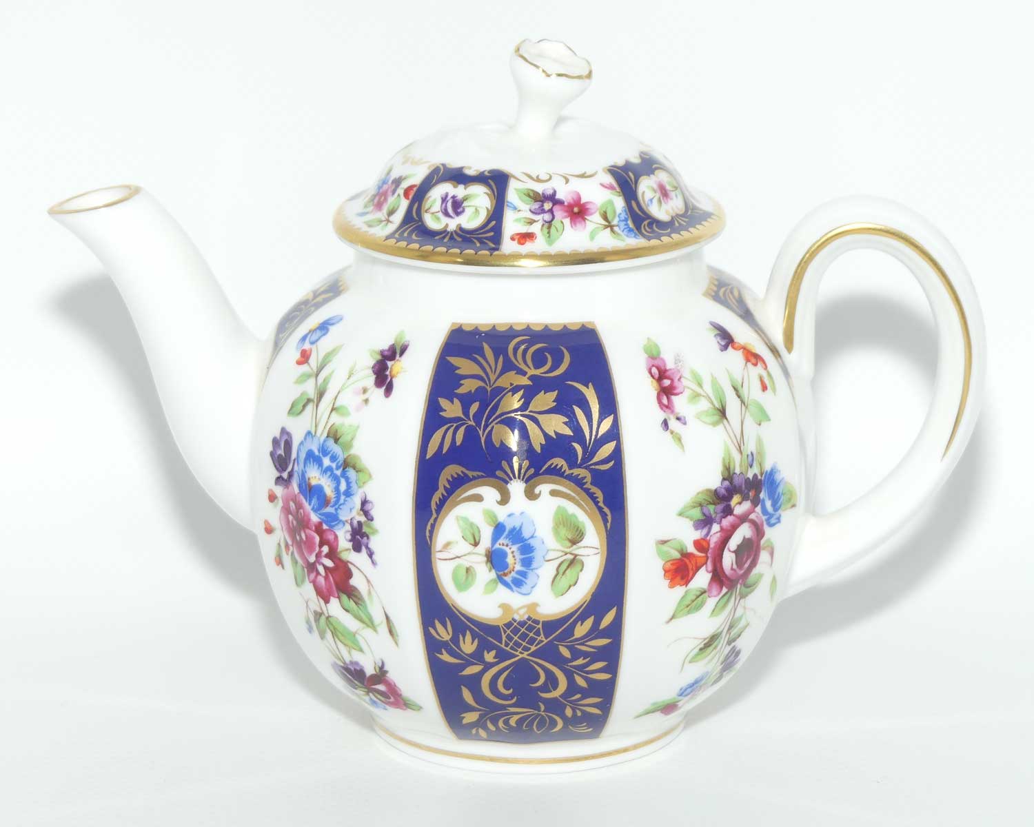 Royal Worcester Strings of Flowers Heirloom tea pot | Compton and Woodhouse