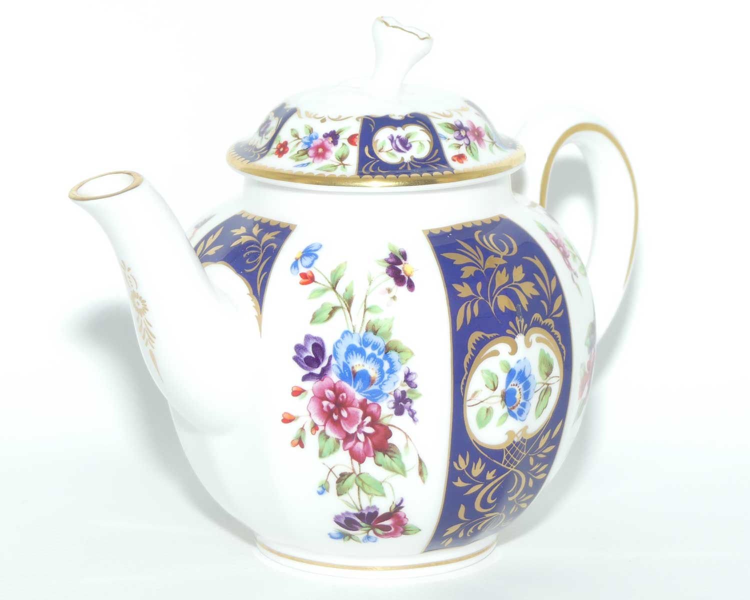 Royal Worcester Strings of Flowers Heirloom tea pot | Compton and Woodhouse