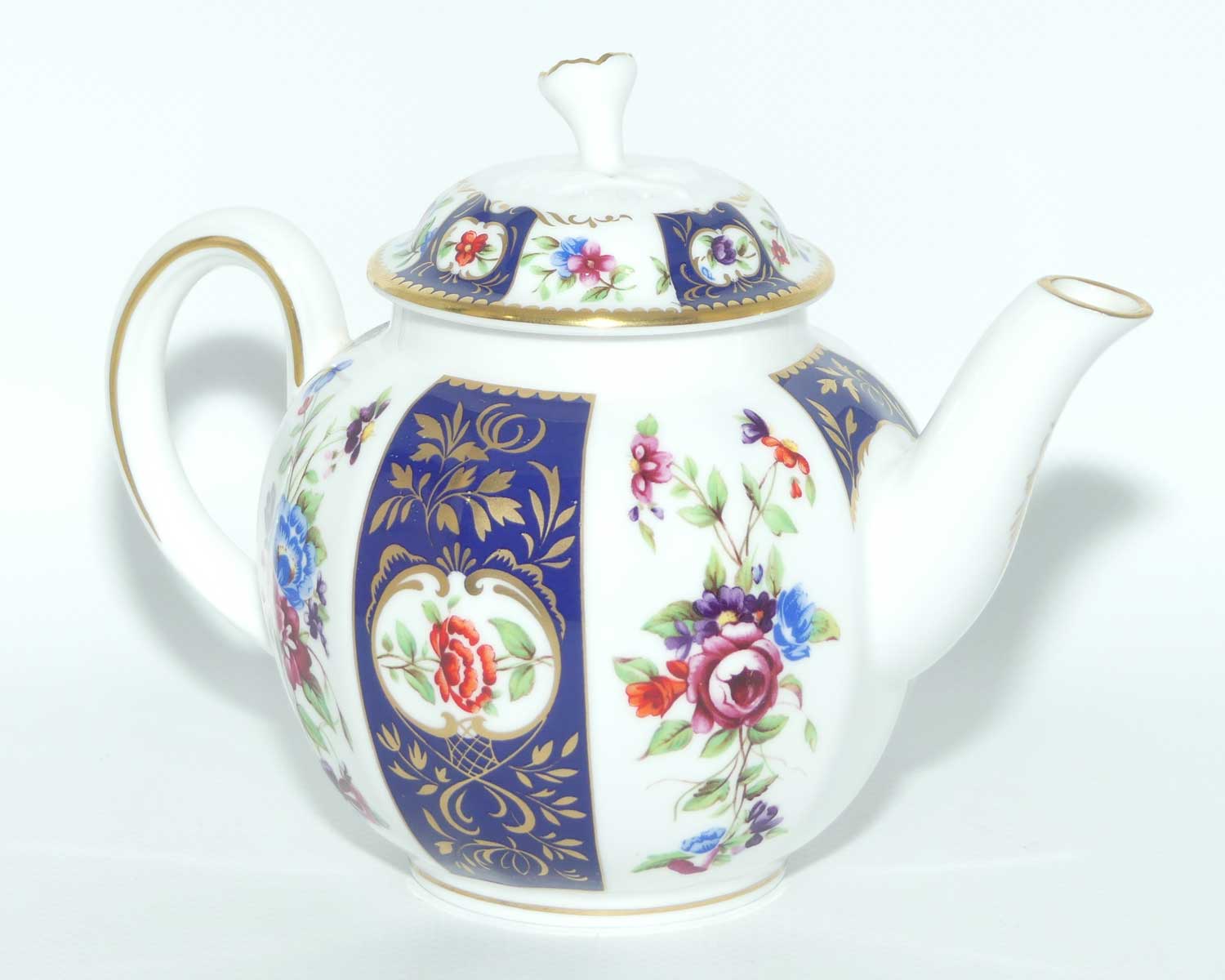 Royal Worcester Strings of Flowers Heirloom tea pot | Compton and Woodhouse