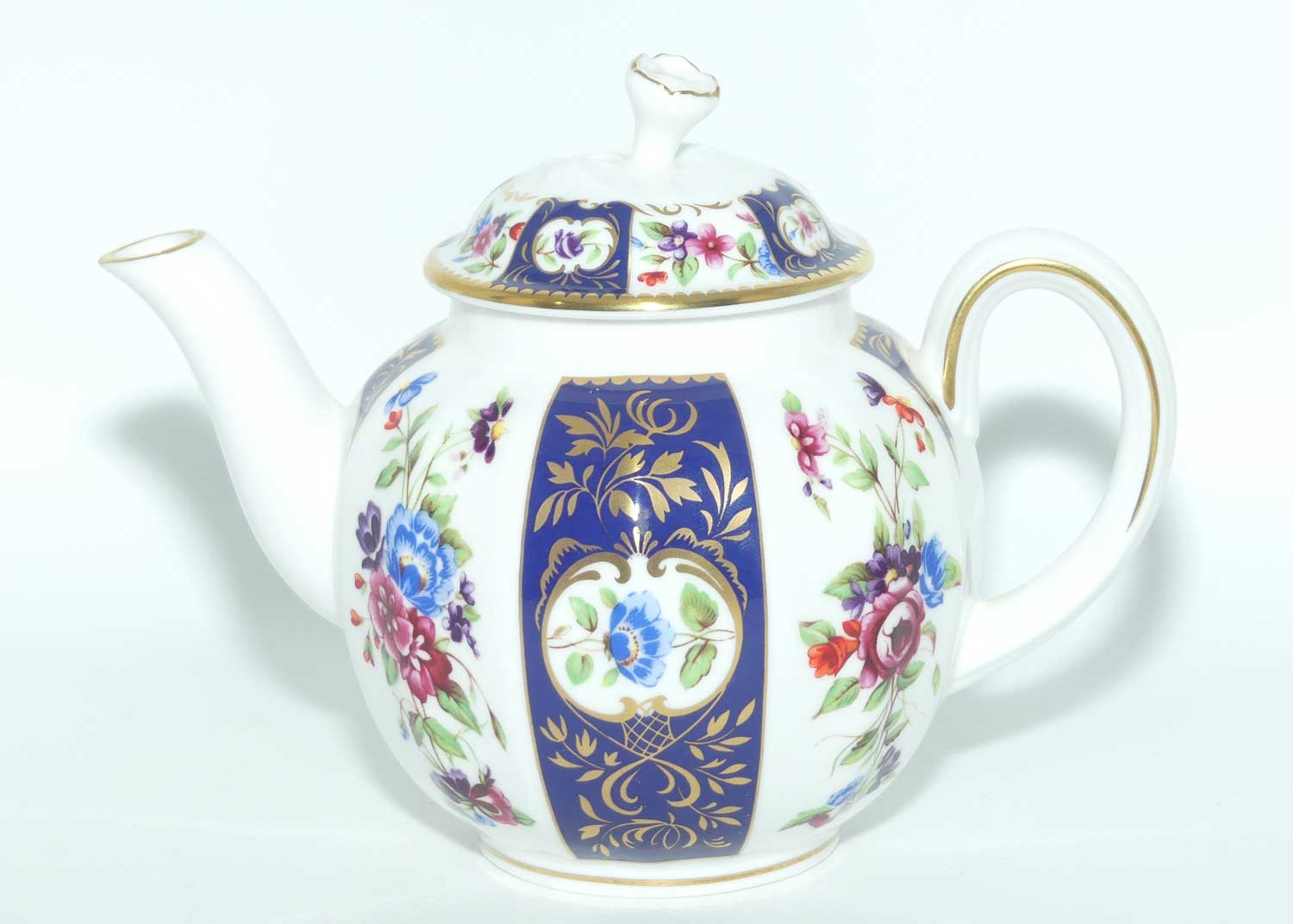 Royal Worcester Strings of Flowers Heirloom tea pot | Compton and Woodhouse