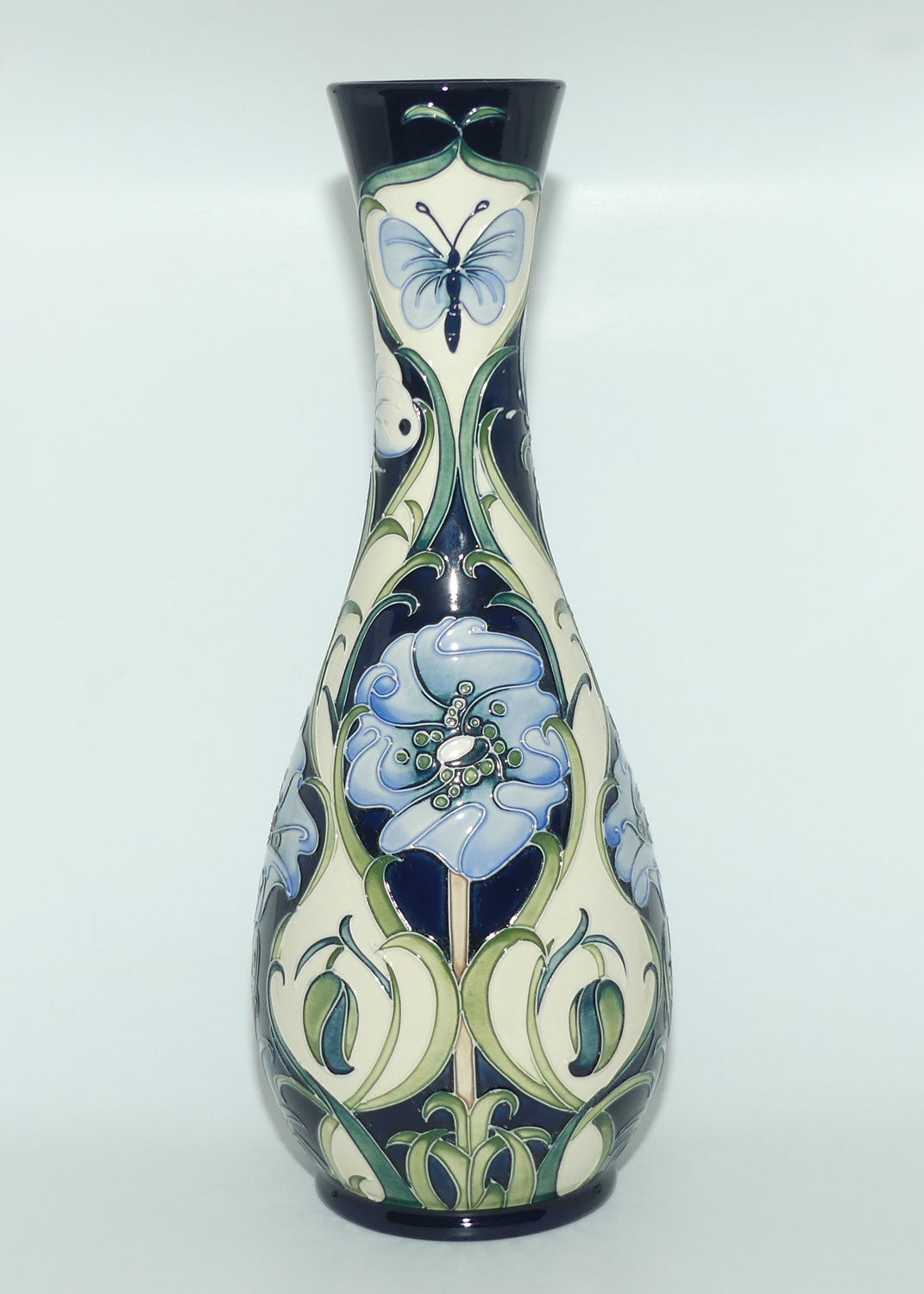 Moorcroft Study in Blue 82/16 vase | LE108/250 | boxed